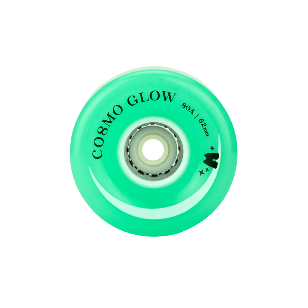 **Moxi Roller Skates with Cosmo Glow 60mm Wheels (4-Pack) – Perfect for Outdoor Skating, Rink, and Fun Fitness Activities**