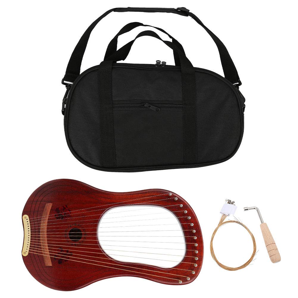 15-String Maple Harp with Tuning Hammer - Professional Musical Instrument for Adults & Beginners - Perfect for Home Practice, Music Therapy & Stage Performances