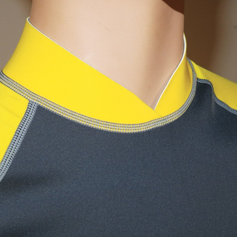 Beuchat Atoll 2mm Men's Neoprene Wetsuit Top - Yellow for Scuba Diving, Snorkeling & Water Sports