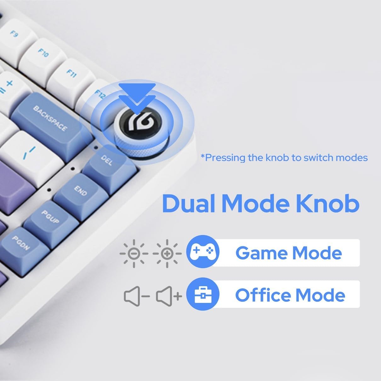 EPOMAKER Hi75 Mechanical Keyboard - Aluminum, RGB, Hot Swappable for Gaming & Office