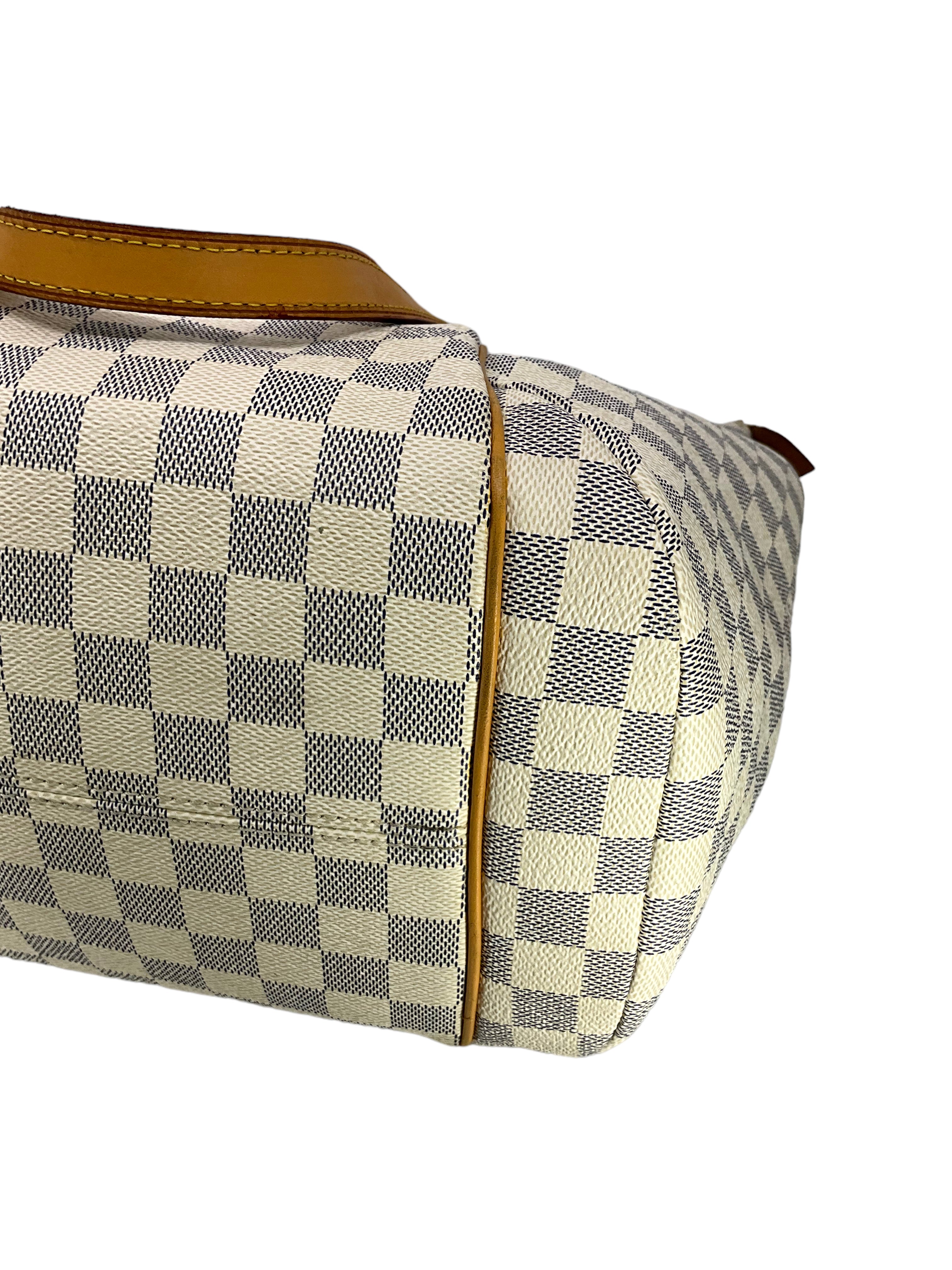 Authentic Louis Vuitton Damier Azur Canvas Totally GM Handbag - Luxury Tote Bag for Women, Perfect for Work, Travel & Everyday Use