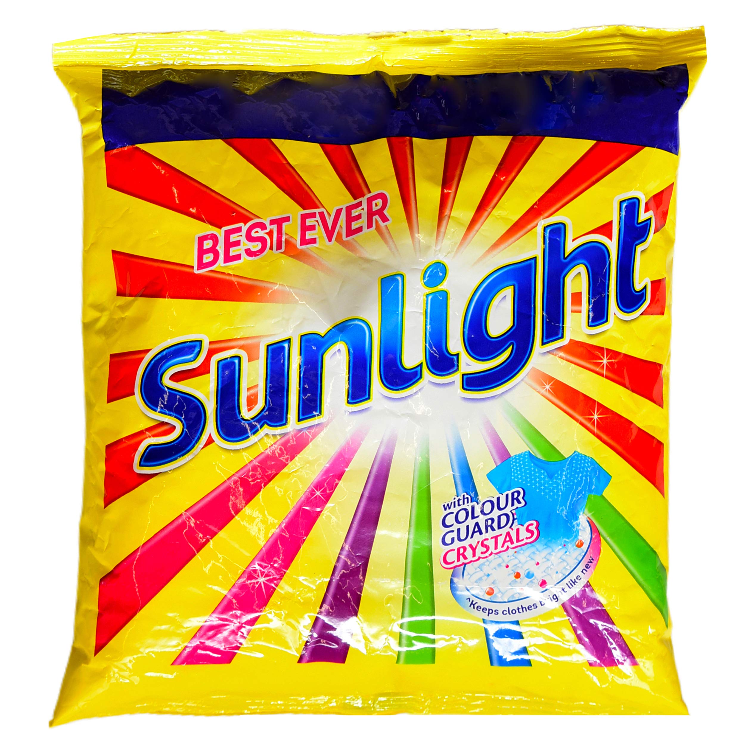 Sunlight Laundry Detergent Powder - 500g | Powerful Stain Removal for Clothes | Perfect for Everyday Washing, Travel & Camping
