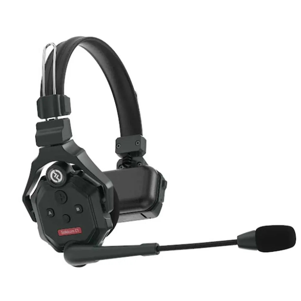 Solidcom C1 4S Full Duplex Wireless Intercom System - 4 Pack Single Ear Headset Kit for Construction, Events & Team Communication (Special Order)