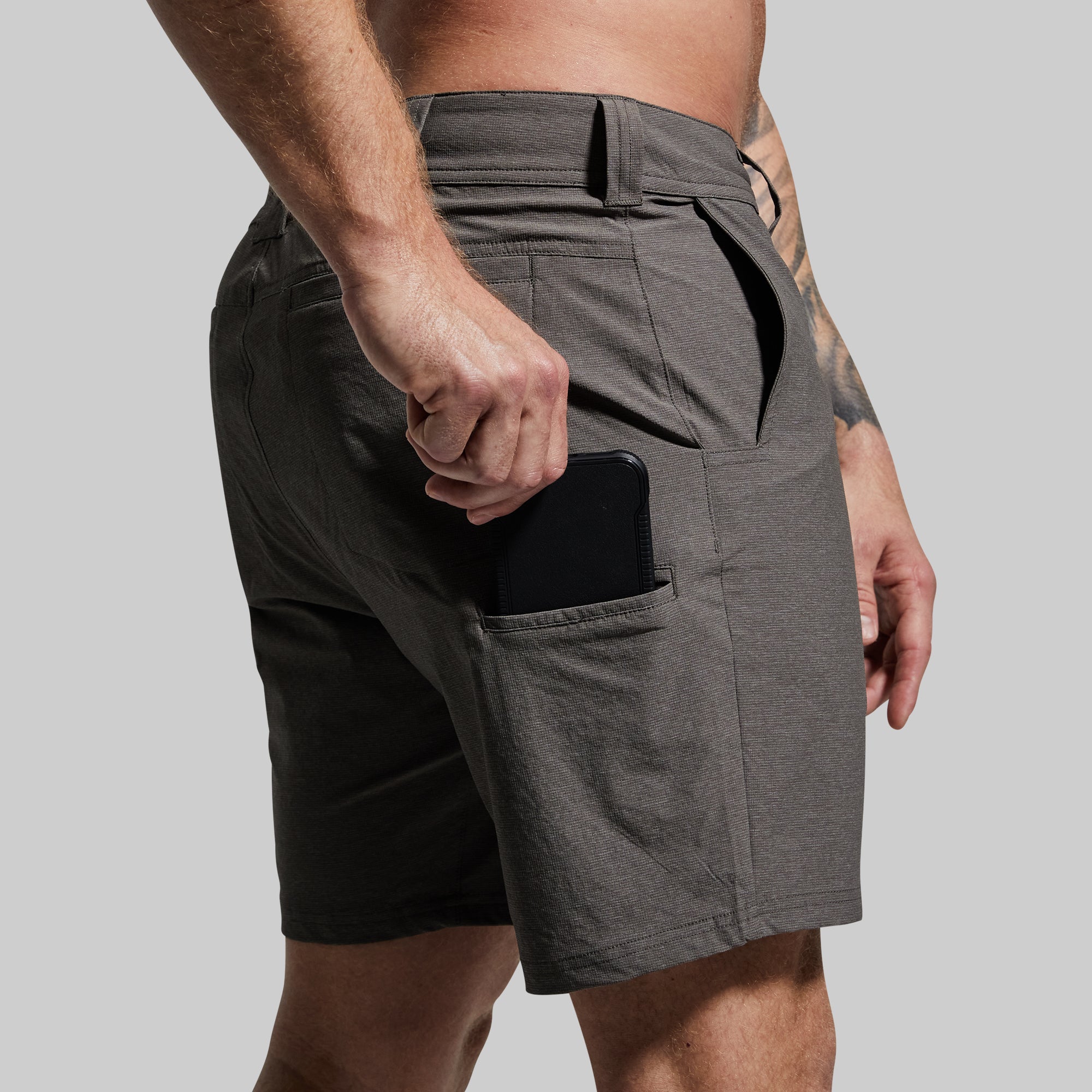 Traverse Short 7 (Falcon) - Lightweight Hiking Shorts for Men - Quick-Dry Outdoor Adventure Pants - Perfect for Camping, Trail Running & Travel