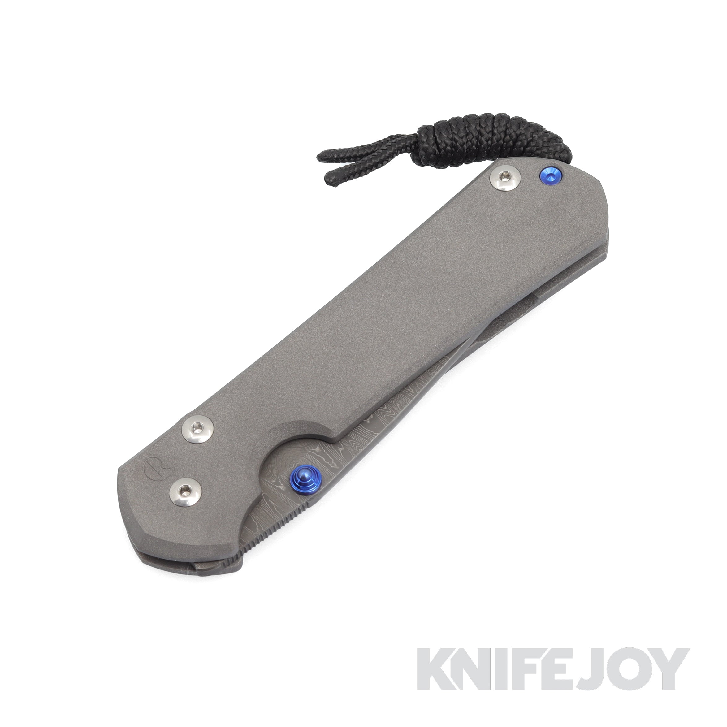 Chris Reeve Knives Large Sebenza 31 Plain Ladder Damascus Drop Point Folding Knife - Premium EDC Pocket Knife for Outdoor, Camping & Everyday Carry