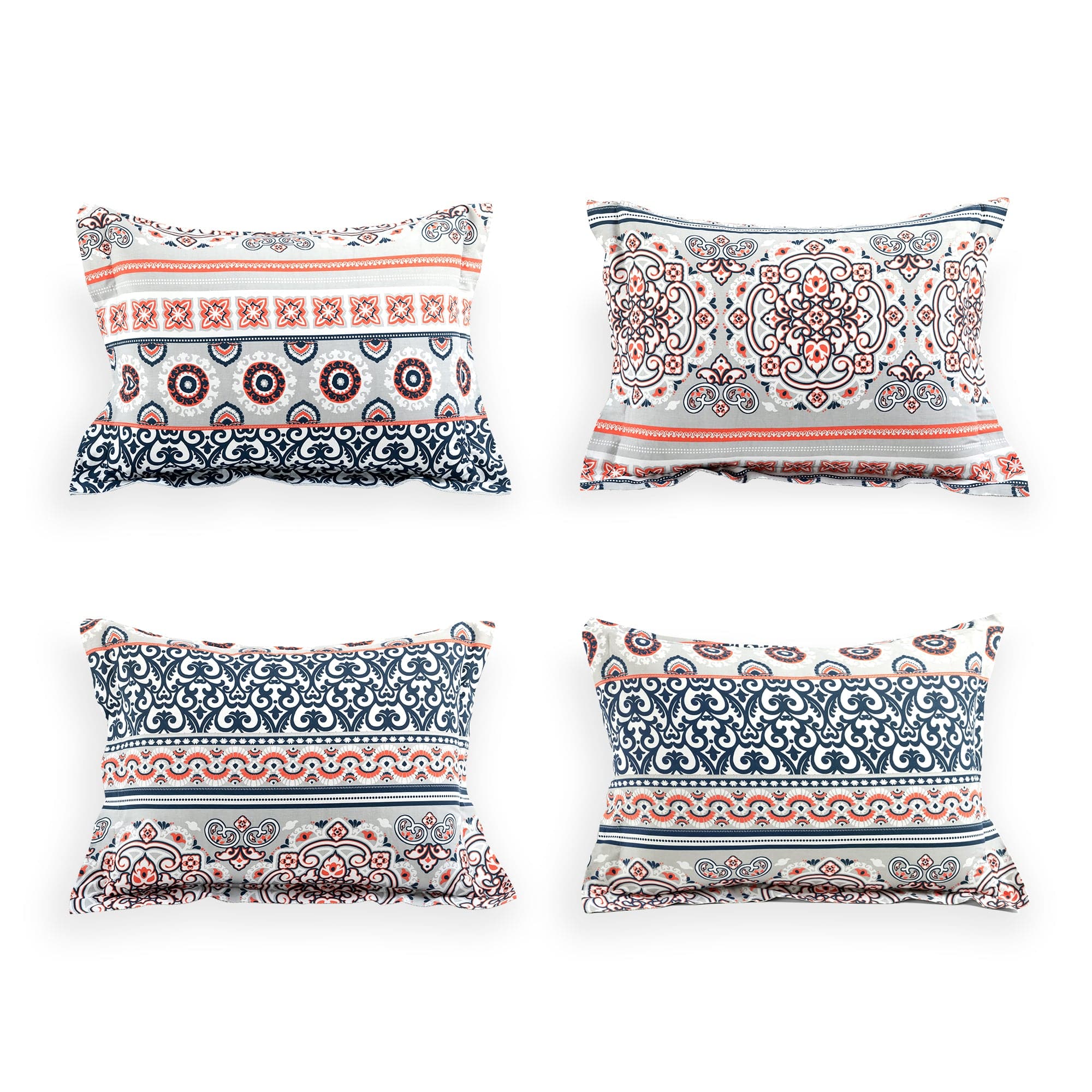 Nesco Stripe 3-Piece Quilt Set - Queen Size Bedding with Matching Pillow Shams - Soft & Cozy for Bedroom, Guest Room or Dorm Decor