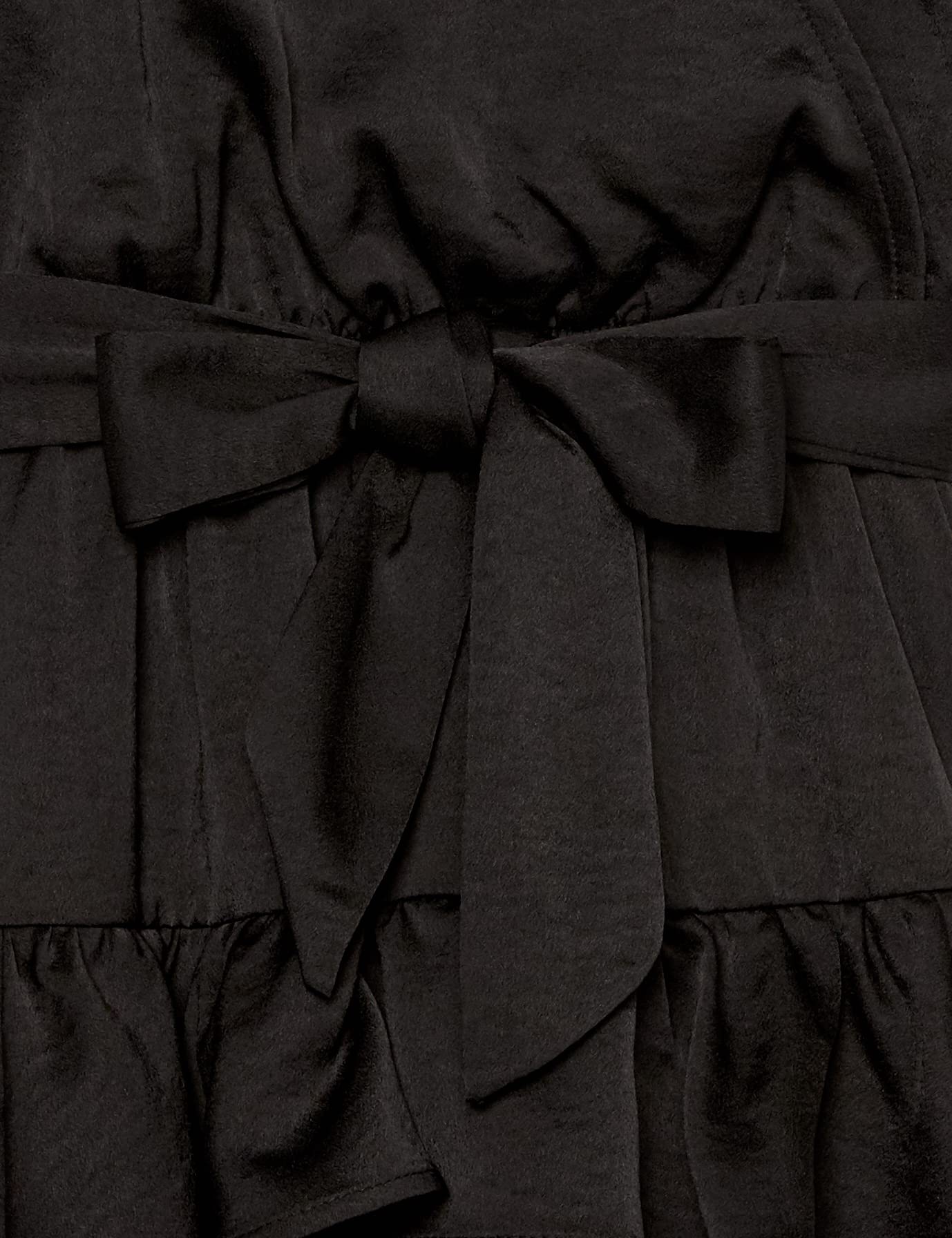 Girls' Faux Wrap Ruffled Dress - Playful & Stylish for Parties