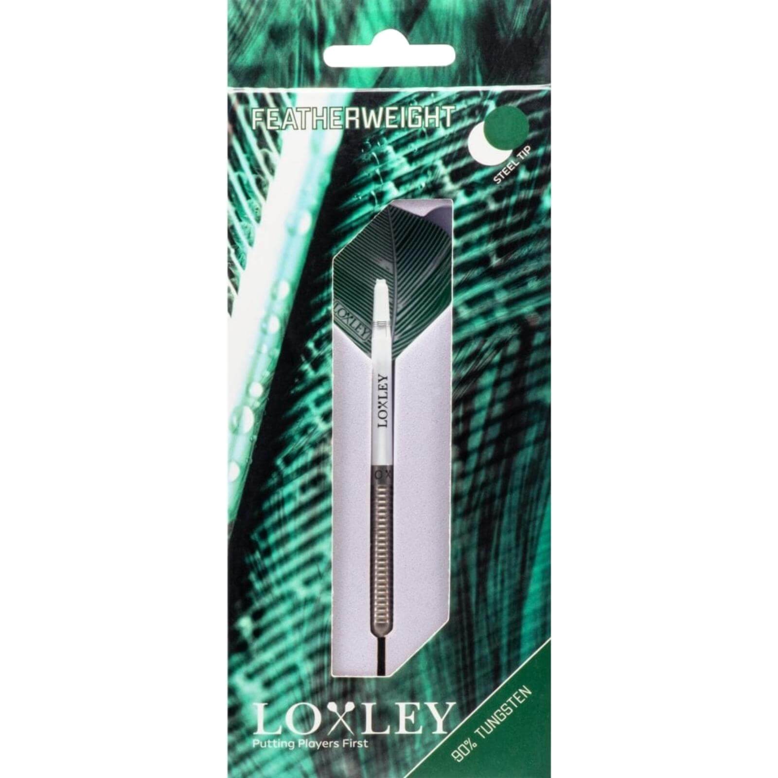 Loxley Featherweight Steel Tip Darts - 90% Tungsten, 19g - Perfect for Professional Dart Players & Bar Games