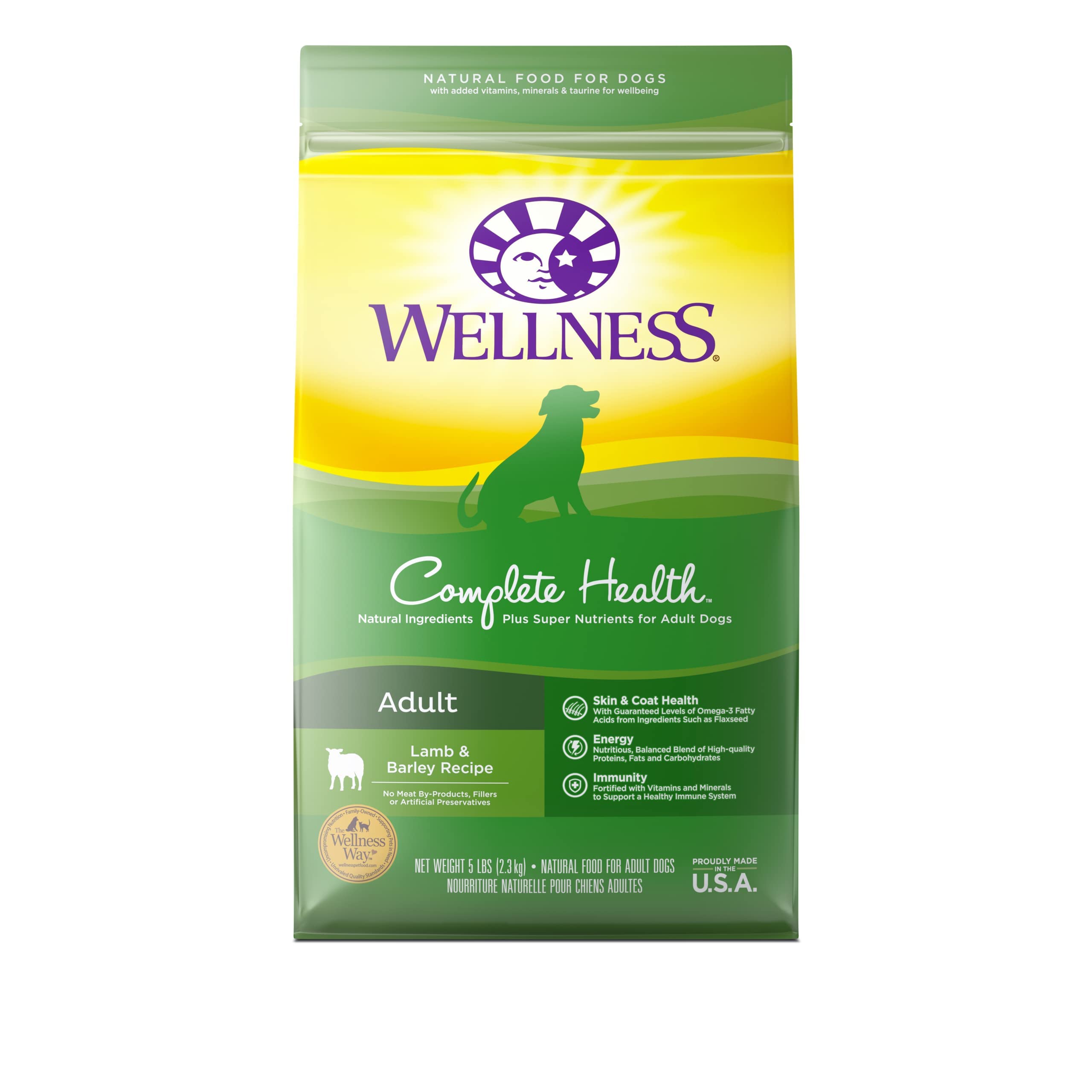 Premium Wellness Dog Food & Treats Bundle - Complete Health Dry Dog Food, Lamb 5lb + Soft Training Treats with Lamb & Salmon | All-Natural Nutrition for Adult Dogs | Perfect for Training, Rewards & Daily Meals