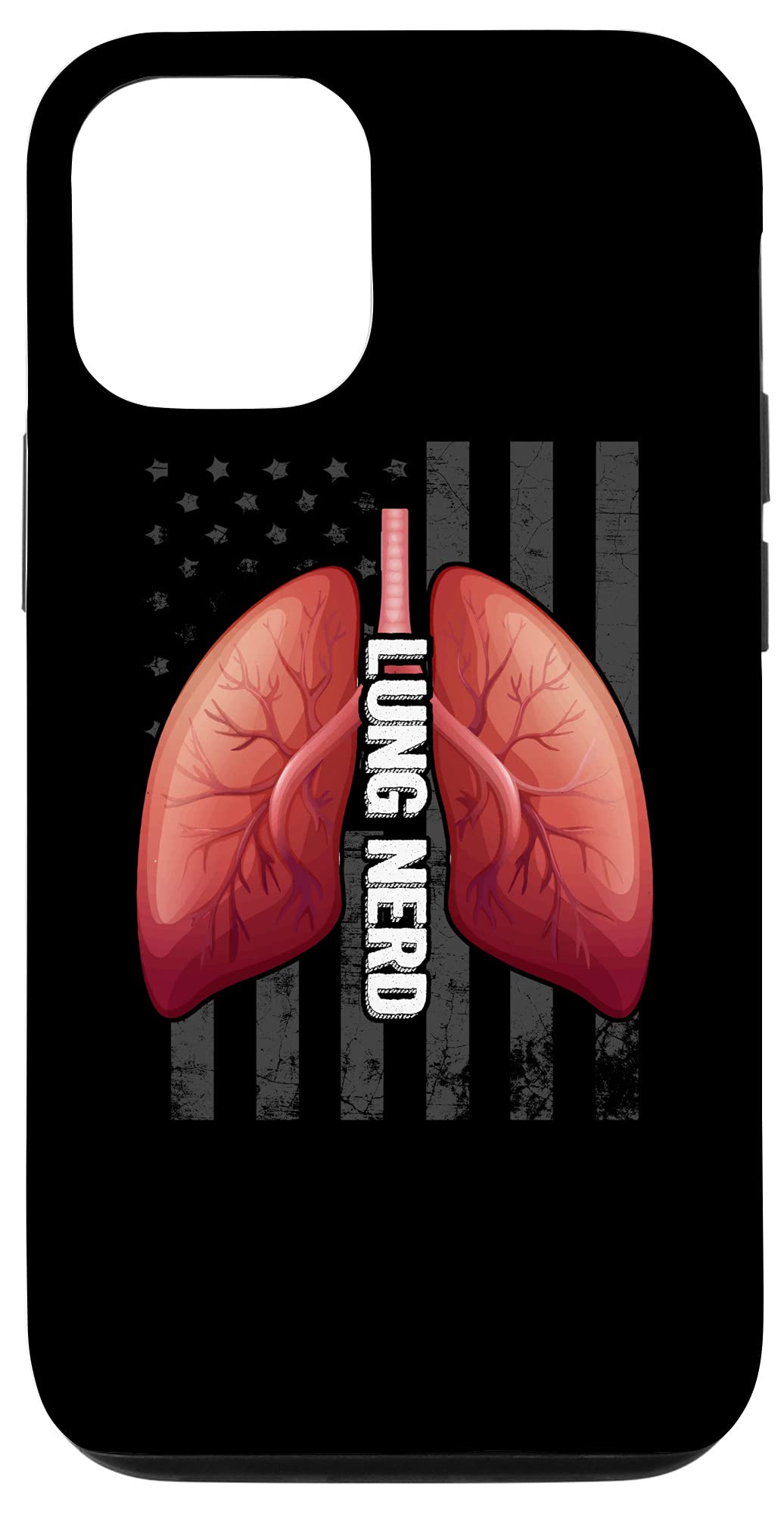 iPhone 12/12 Pro Case - Patriotic US Flag Design for Respiratory Therapists & Medical Professionals | Perfect Gift for RTs, Nurses & Healthcare Workers
