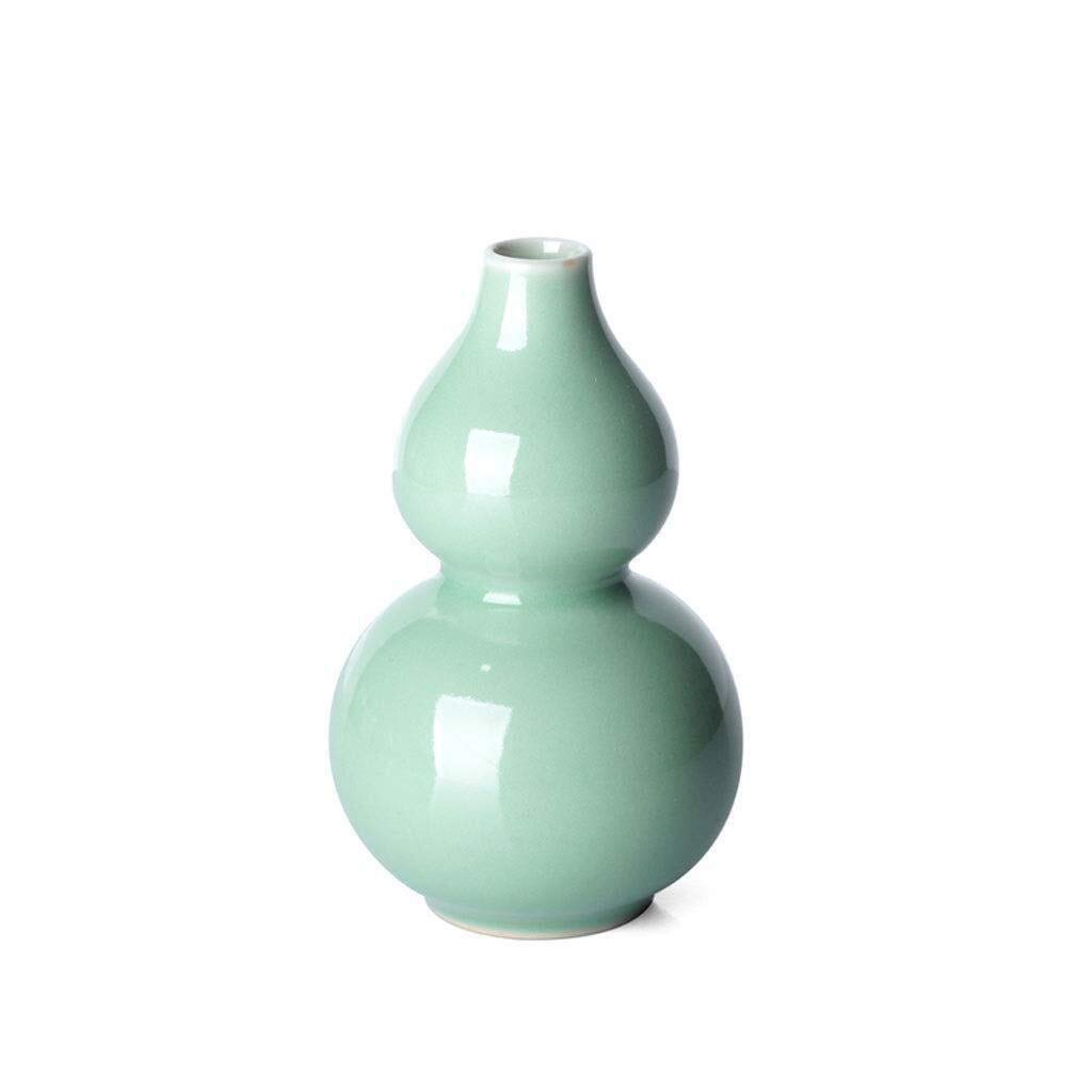 Porcelain Vase with Artificial Flowers - 6X10cm Hydroponic Home Decor for Living Room, Bedroom, and Office - Multicolor Creative Decoration (Color D)