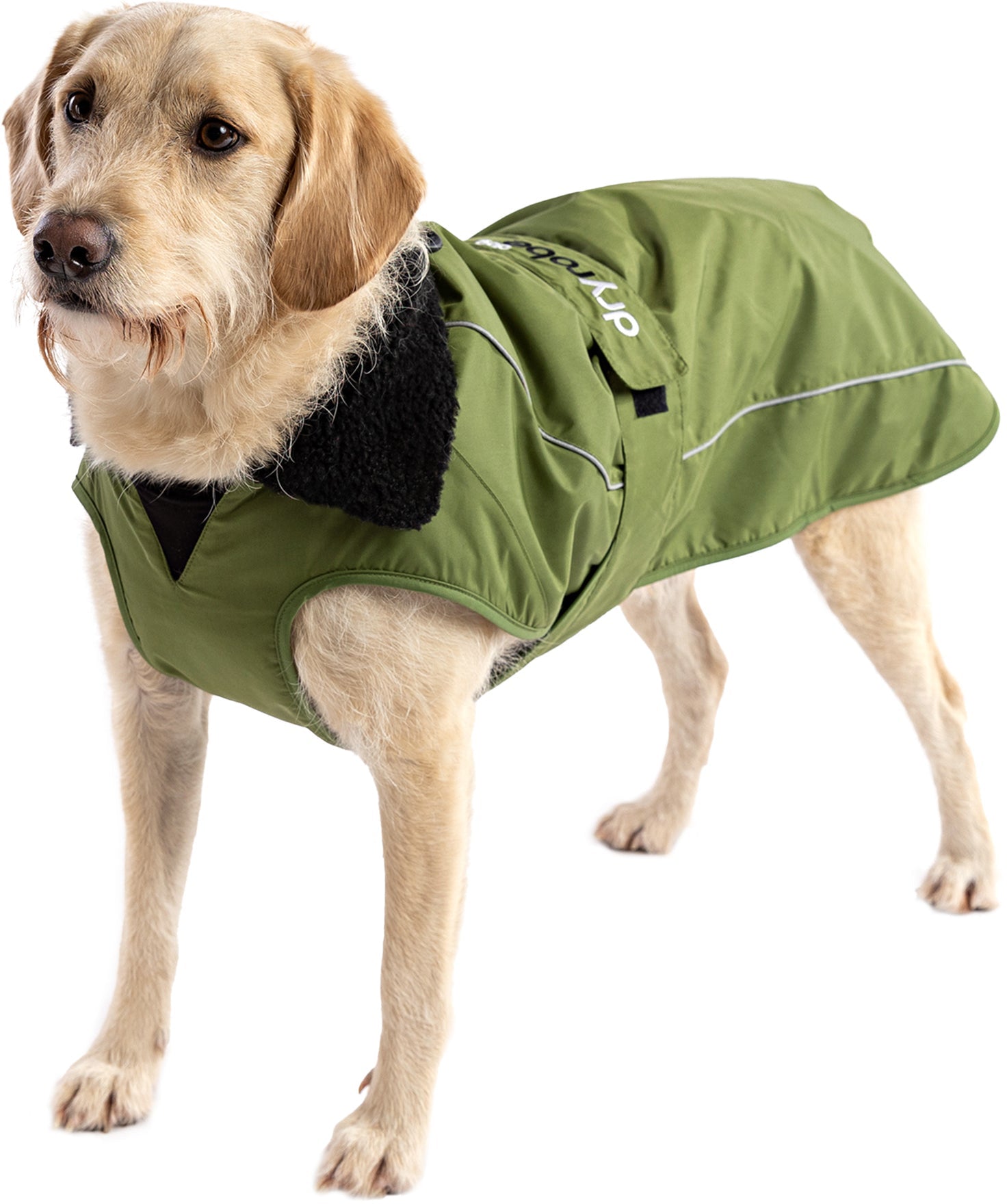 Dryrobe Dog Jacket - Waterproof & Warm Dog Robe for Small Medium Large Dogs - Perfect for Outdoor Adventures, Hiking & Cold Weather Protection
