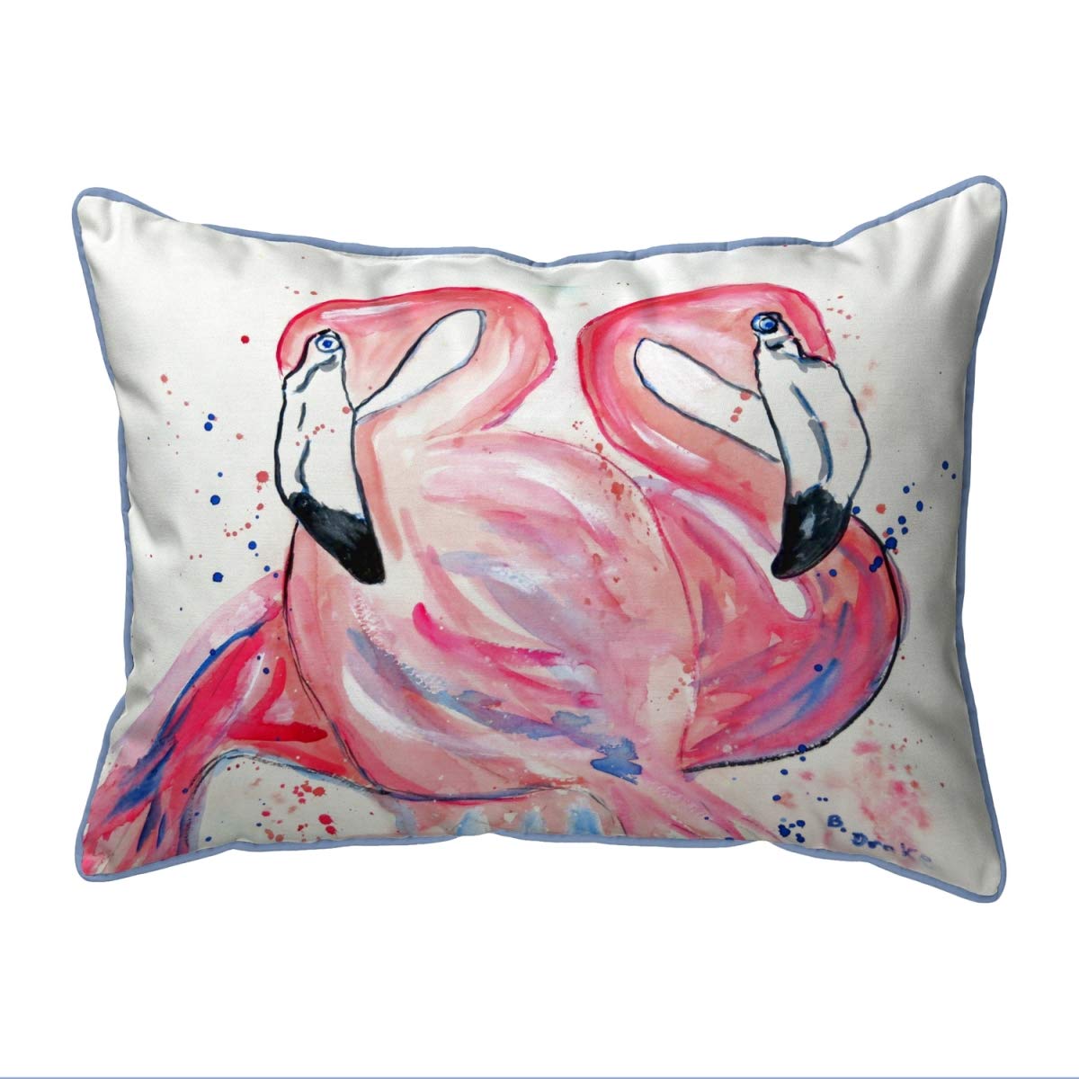 Betsy Drake ZP636 Decorative Throw Pillow 20x24 Inches - Multi Color for Living Room, Bedroom & Sofa Couch