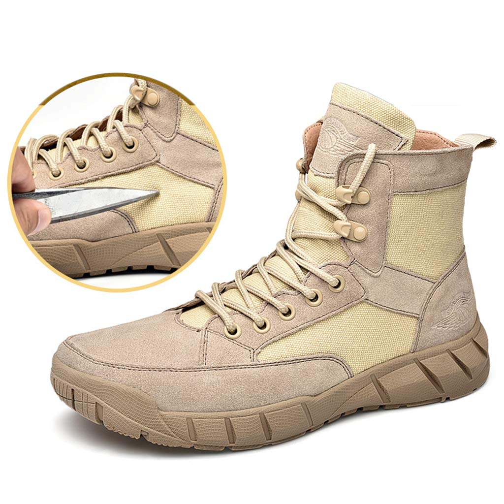 Men's Tactical Boots Waterproof Military Combat Boots - Durable Army Work Shoes for Hiking, Walking & Outdoor Activities - Perfect for Autumn & Winter Adventures