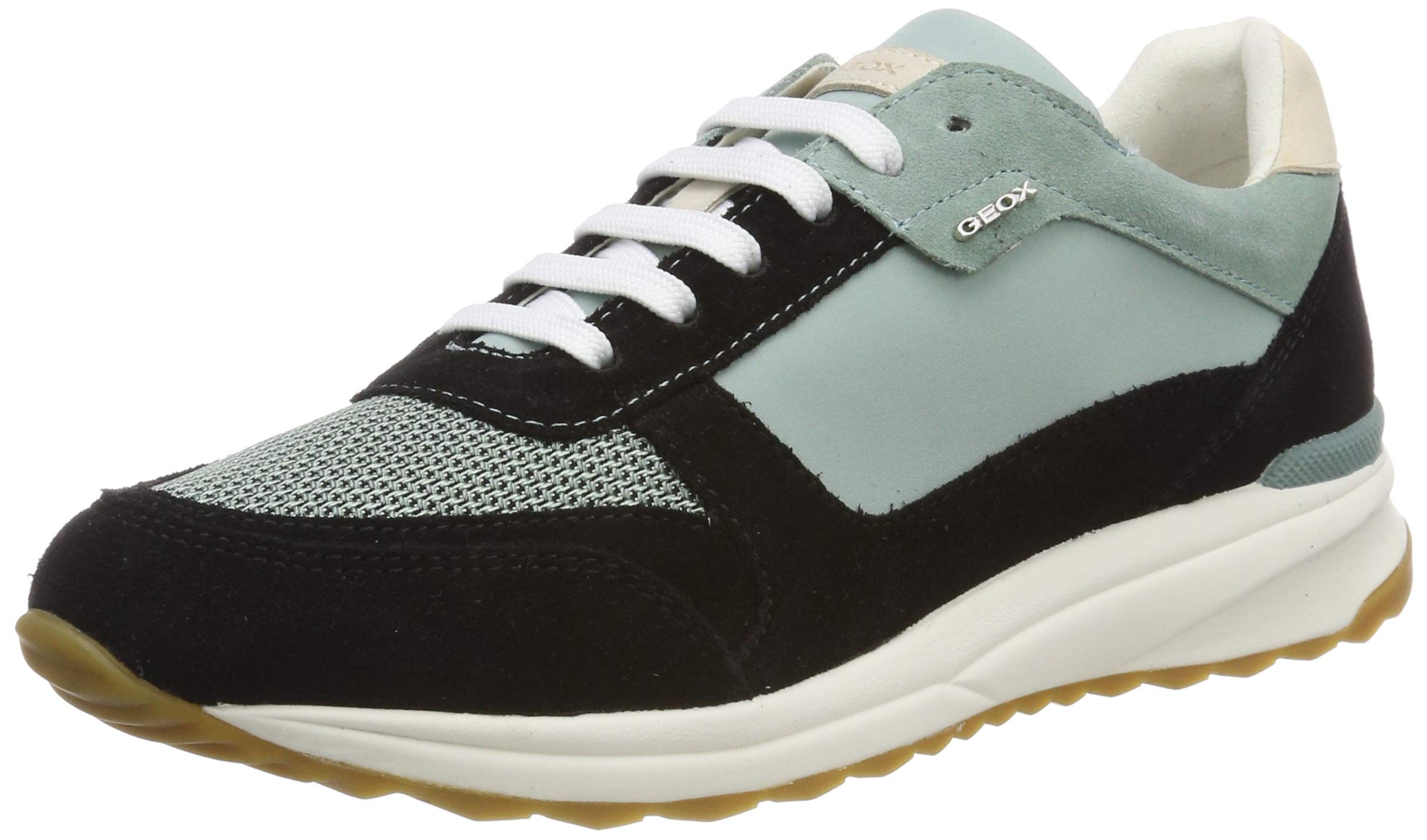Geox Women's Breathable Low-Top Sneakers - Comfortable Walking Shoes for Women - Lightweight Casual Shoes for Work, Travel & Everyday Wear