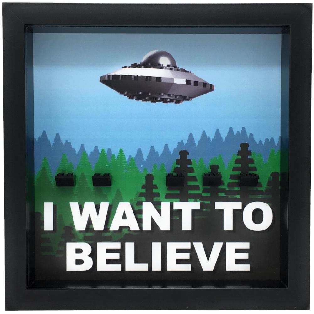 The X Files Custom Minifigures Display Frame - Perfect for Collectors & Home Office Decor