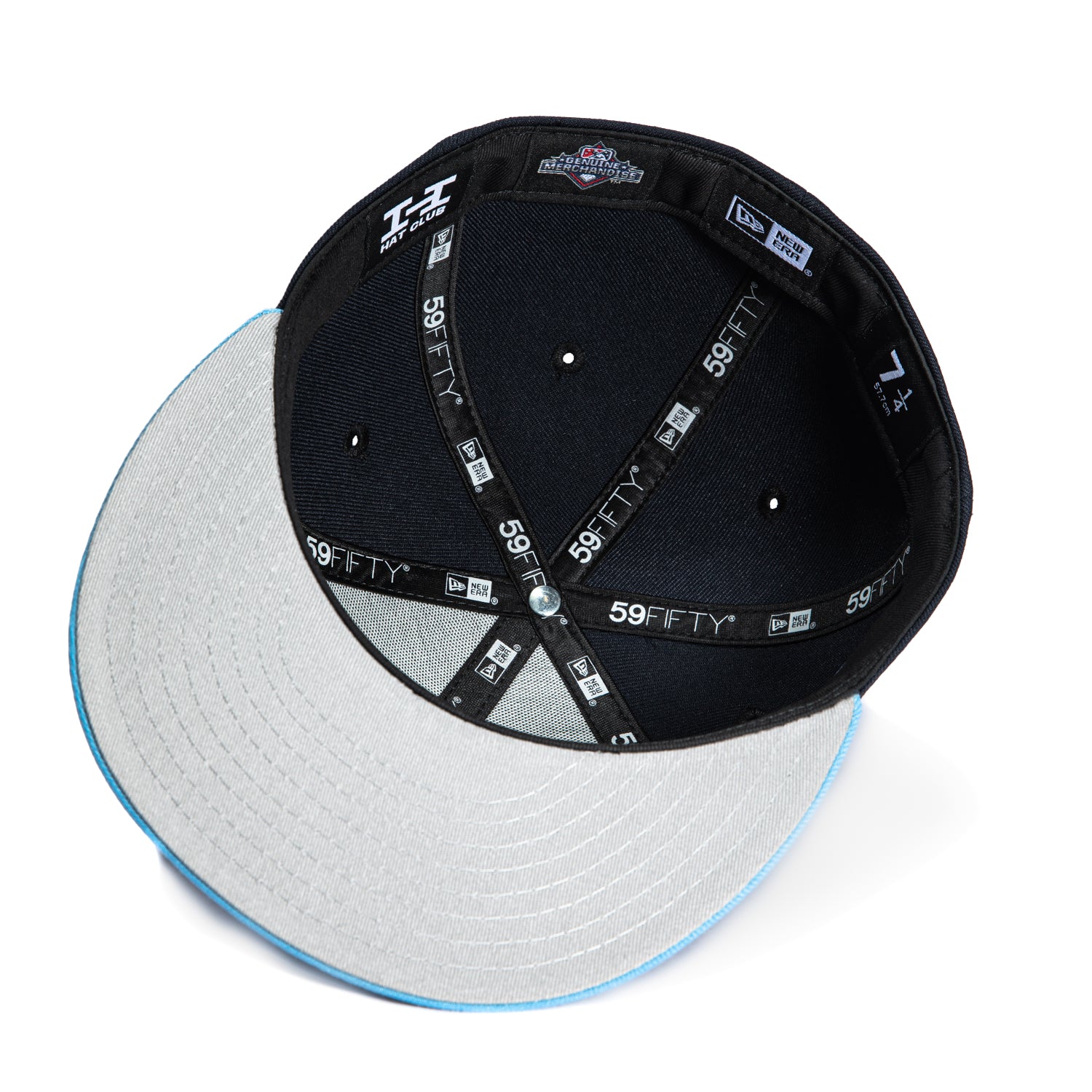 New Era 59Fifty Hillsboro Hops 10th Anniversary Patch BP Baseball Cap - Navy & Light Blue Snapback Hat for Men - Perfect for Baseball Games, Fan Collections & Casual Wear
