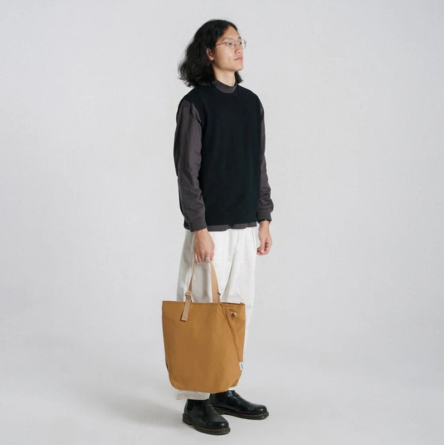 HELLOLULU Cuba Two-Sided Shoulder Bag (Large) in Toffee Brown - Perfect for Work, Travel, and Everyday Use