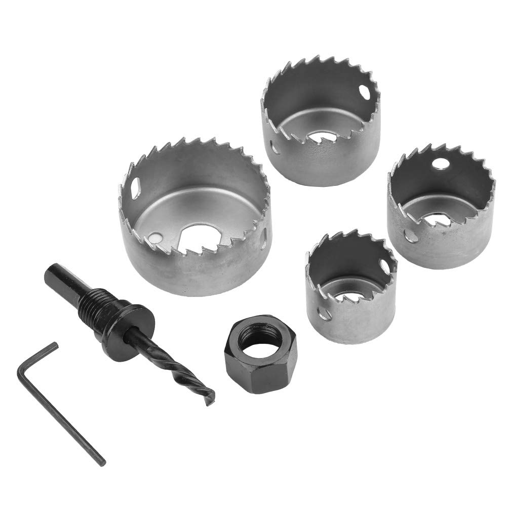 1 Set Woodworking Hole Saw - Sharp & Durable Hole Saw Drill Bit Kit for Wood Cutting | Perfect for DIY Projects, Carpentry & Home Renovation