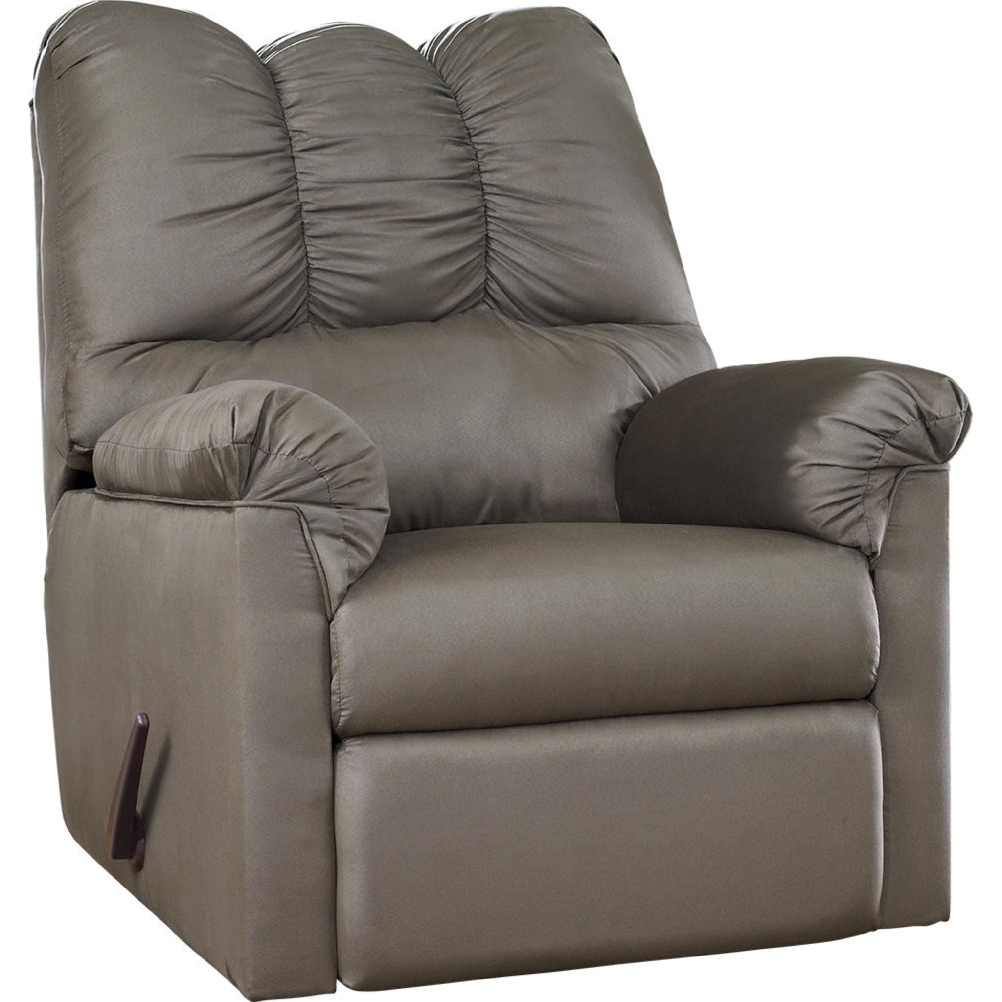 Darcy Rocker Recliner Chair - Comfortable Leather Rocking Recliner with Padded Seat & Backrest - Perfect for Living Room, Nursery, or Bedroom Relaxation
