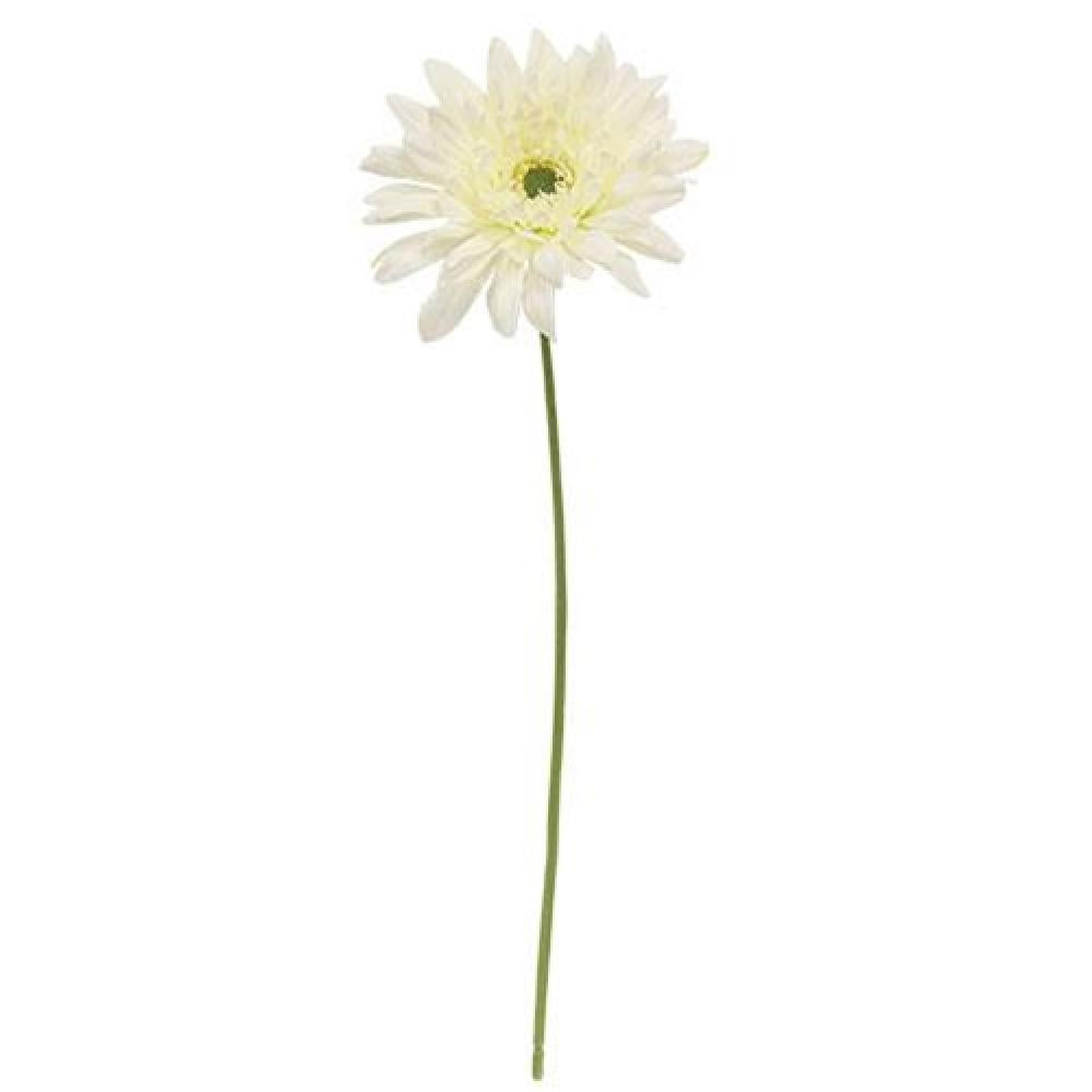 White Daisy Flower Stems for Bouquets - Artificial Daisy Stems for Home Decor, Wedding Arrangements, and DIY Floral Crafts