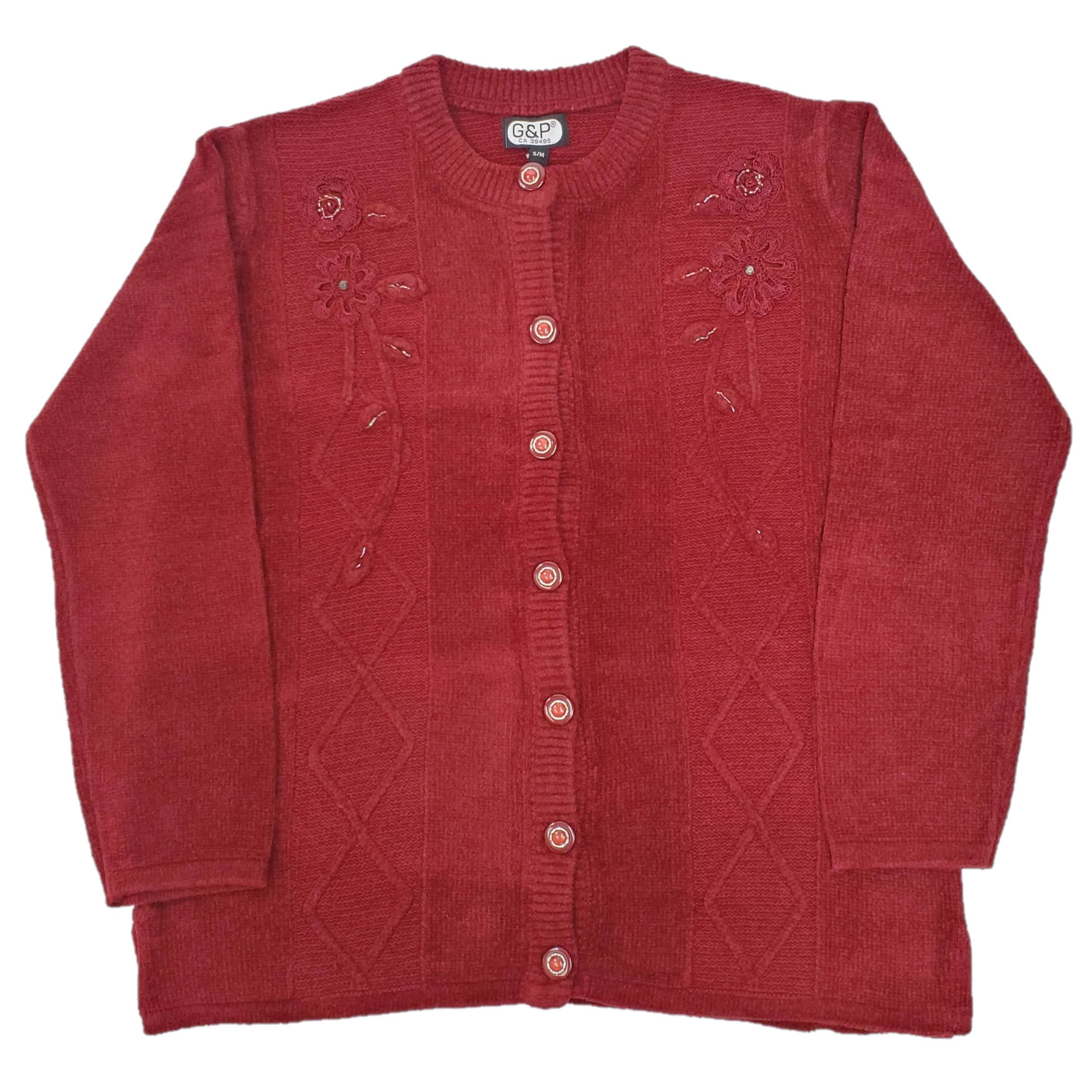 Stylish Ladies Chenille Embroidery Designer Cardigan - Soft Knit Sweater for Women | Perfect for Fall Fashion, Office Wear & Casual Outfits