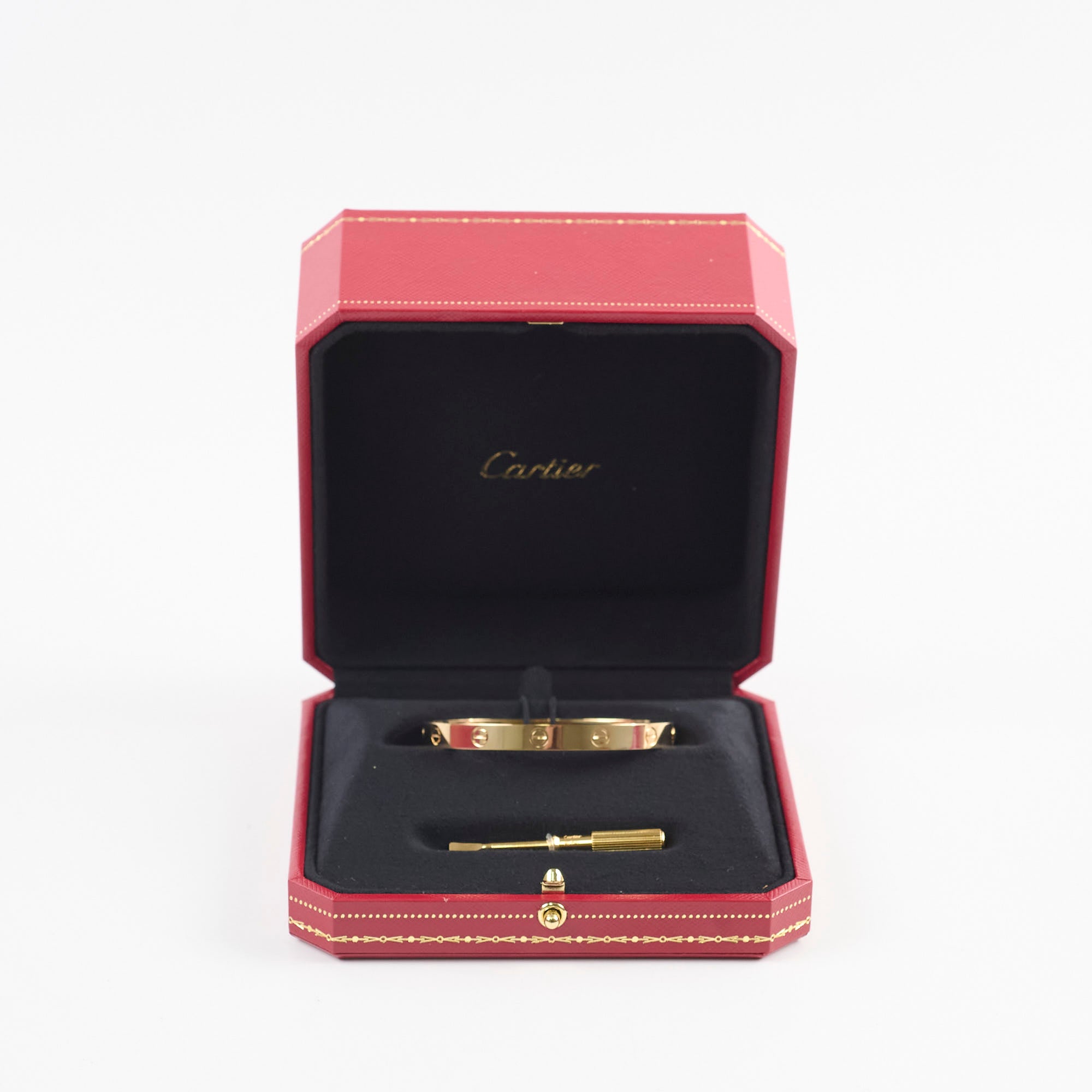 Cartier Love Bracelet 17 Size - 18K Yellow Gold Jewelry for Women, Luxury Gift for Anniversary & Valentine's Day - Perfect for Romantic Occasions & Special Events