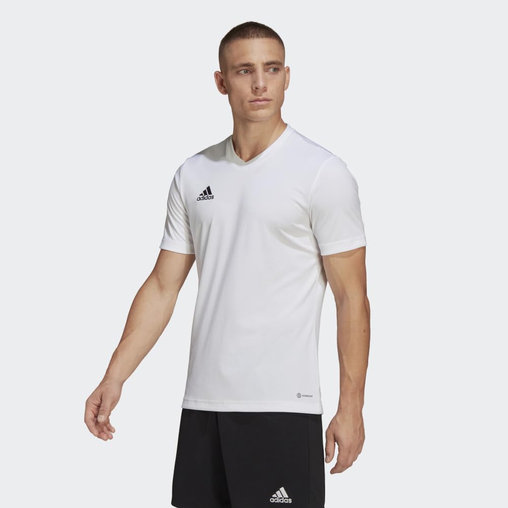 adidas Men's Entrada 22 Soccer Jersey - Lightweight Breathable Football Shirt for Training & Matches - Perfect for Fans, Players & Sports Enthusiasts