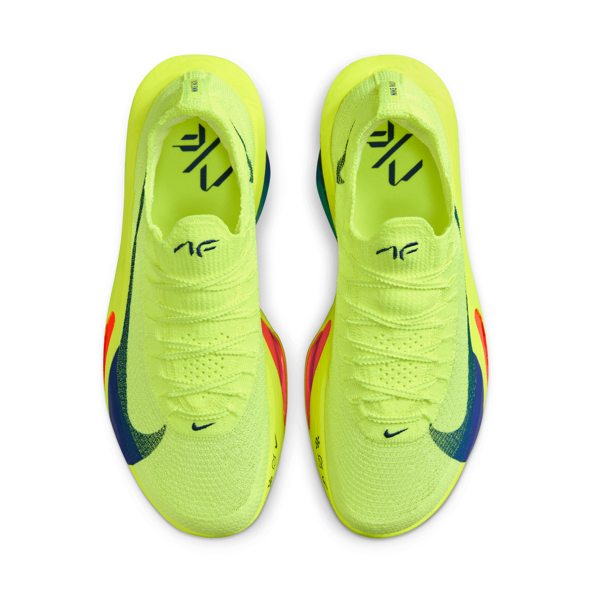 Nike Men's Air Zoom Alphafly 3 Running Shoes - Lightweight Cushioned for Marathon Training & Racing (700 Volt/Concord/Dusty Cactus/Total Orange) | Perfect for Long Distance Running, Track Workouts & Competitive Road Racing