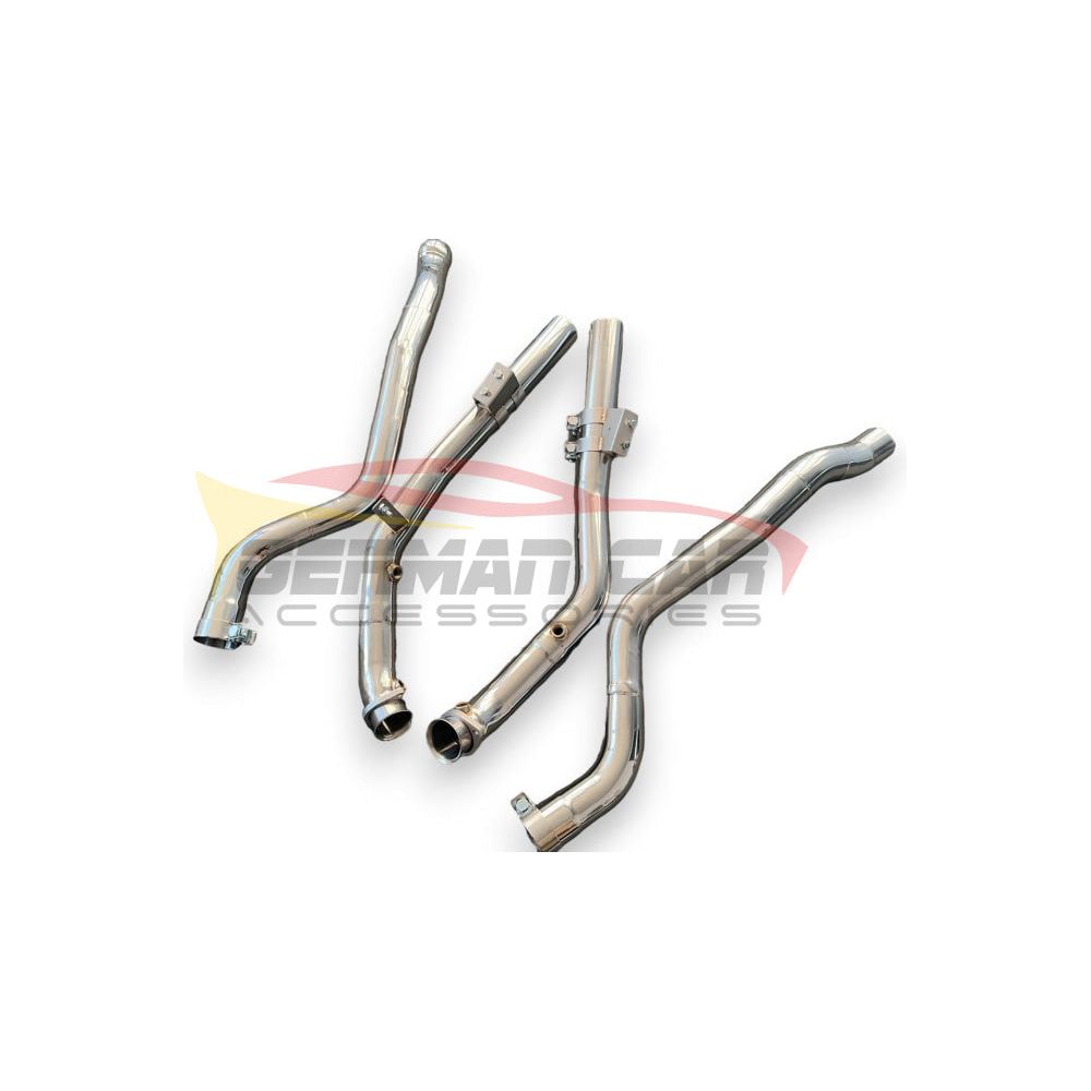 2009-2011 Mercedes E500 E550 Performance Downpipes - W212 Model Stainless Steel Exhaust Upgrade for Enhanced Power & Sound | Perfect for Racing & Street Performance