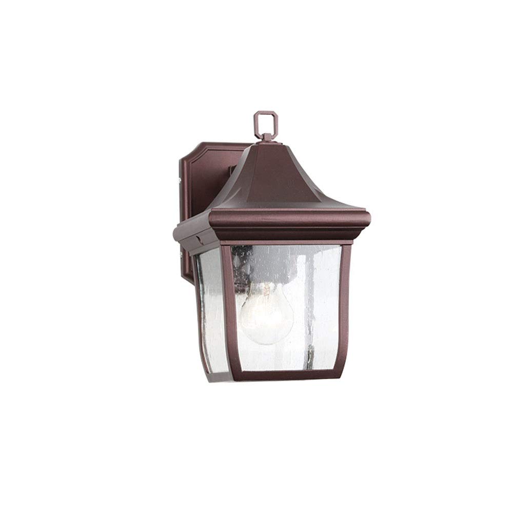 UOPYNE Outdoor Waterproof Wall Sconce - American Style Porch Light with Glass Shade, IP65 Weatherproof Exterior Wall Lantern for Garden, Patio, Staircase & Balcony | Perfect for Entryway Lighting, Backyard Decor and Nighttime Safety