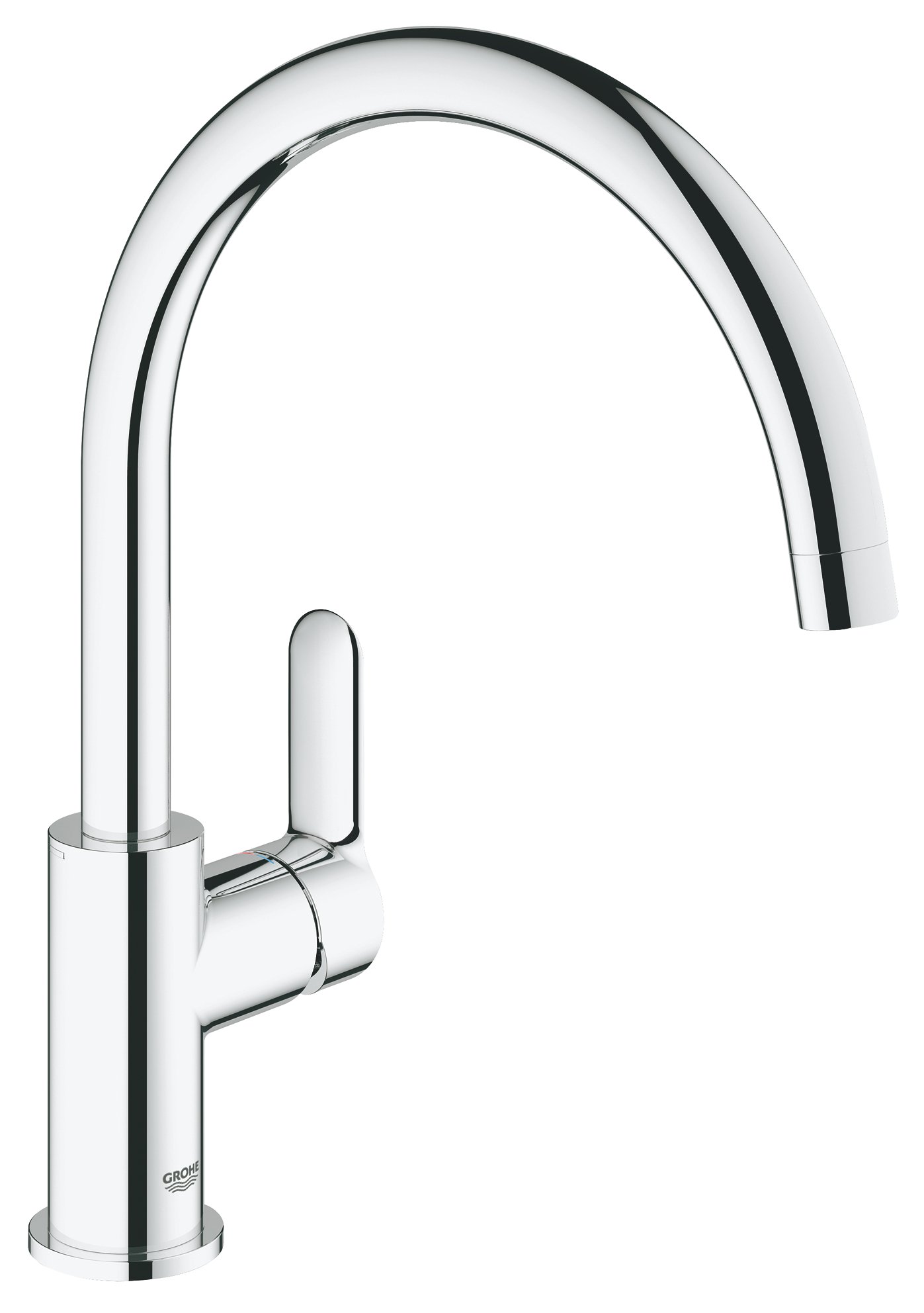 GROHE GRO31369000 Start Edge Single Lever Kitchen Sink Mixer Faucet - Modern Design, Easy Installation for Home & Commercial Use