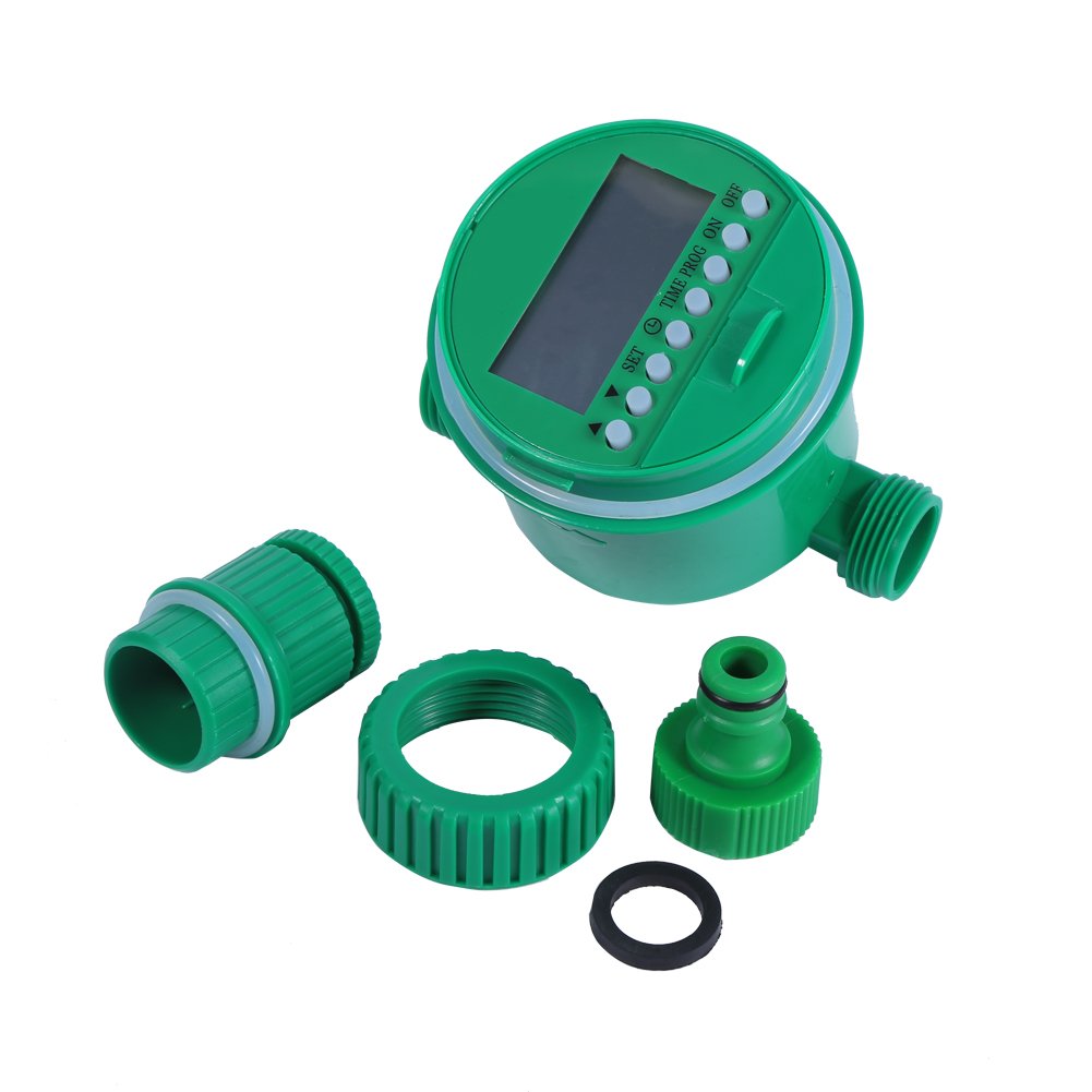 Automatic Digital LCD Water Timer for Garden Irrigation - Programmable Electronic Controller for Home Lawn & Plant Watering System | Perfect for Sprinklers, Drip Irrigation & Outdoor Plants