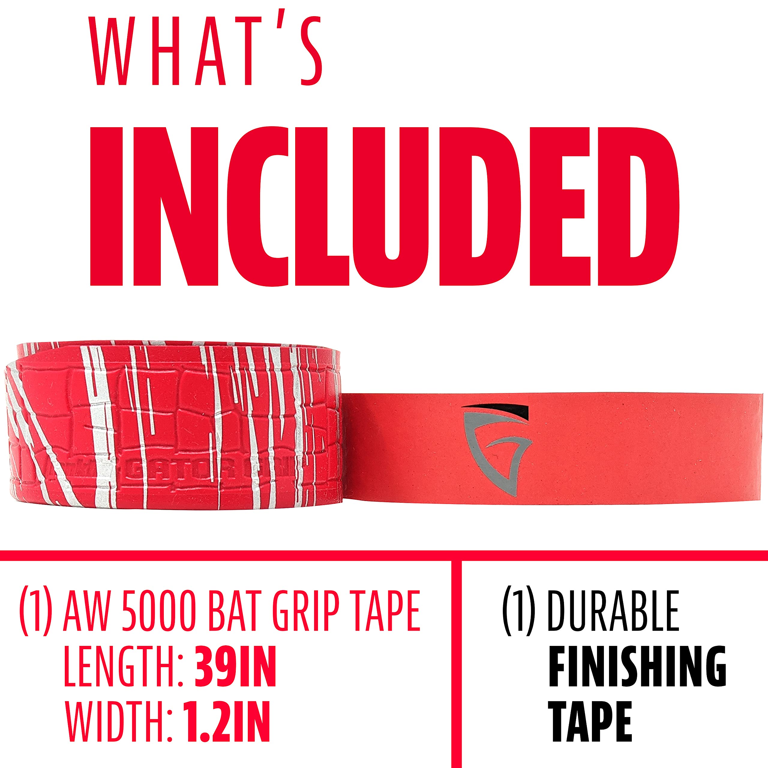 Franklin Sports Gator Grip Baseball Bat Grip Tape - Non-Slip, Comfortable Handle Wrap for Better Control - Perfect for Baseball, Softball, and Training Practice