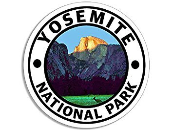 YOSEMITE National Park Round Magnet - 4x4 Inch Collectible Souvenir for Hiking, Travel & RV Adventures (Perfect for Fridges, Lockers & Gifts)