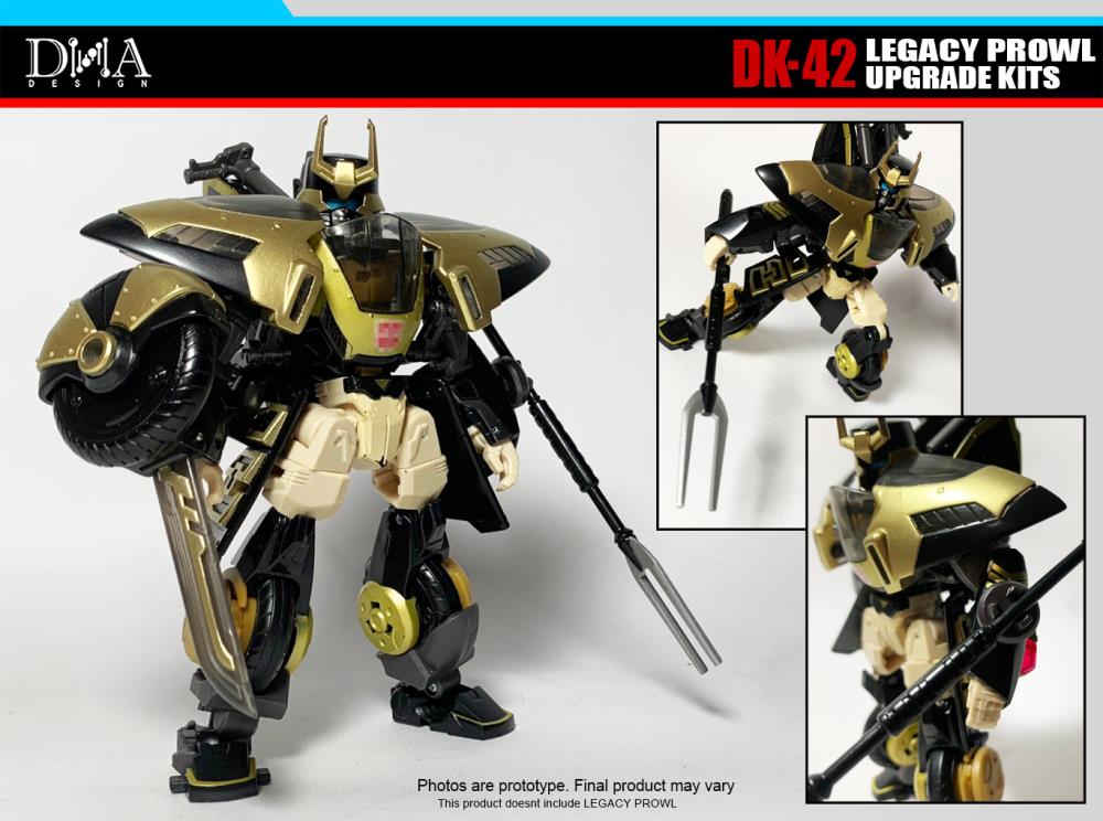 DNA Design DK 42 Upgrade Kit for Transformers Legacy Evolution Animated Prowl - Custom Parts for Enhanced Robot & Vehicle Modes - Perfect for Collectors & Display