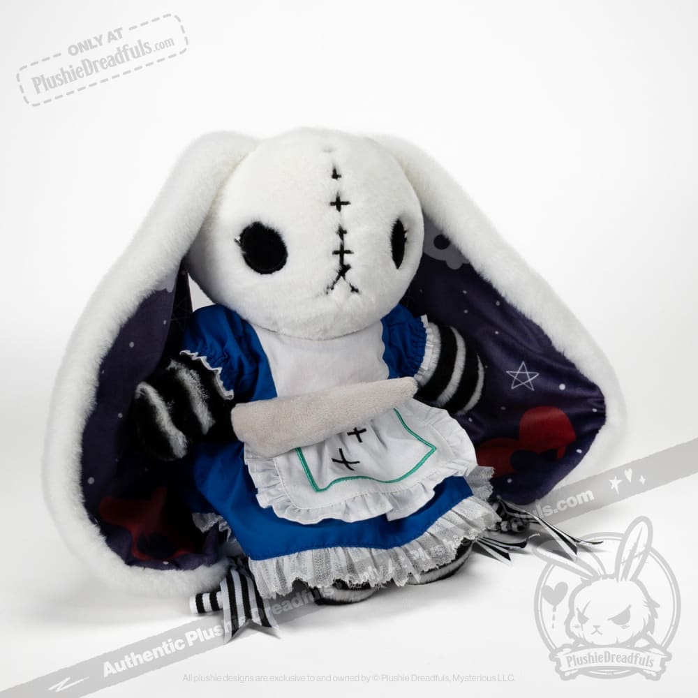 Victorian McGee's Alice in Wonderland Rabbit Plush Toy - Soft Stuffed Animal for Kids, Collectors & Disney Fans - Perfect for Gifts, Nursery Decor & Themed Parties
