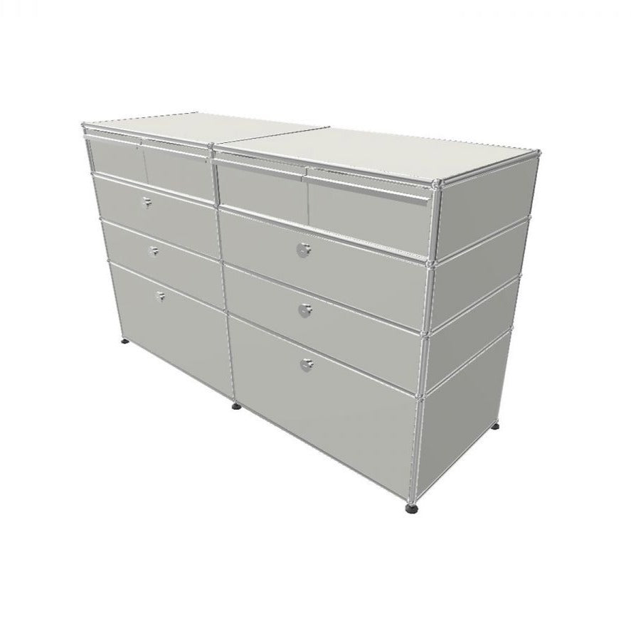 Haller Sideboard 4 - Modern Wooden Buffet Cabinet with 4 Drawers & 2 Doors - Perfect for Dining Room Storage, Living Room Organization & Entryway Decor
