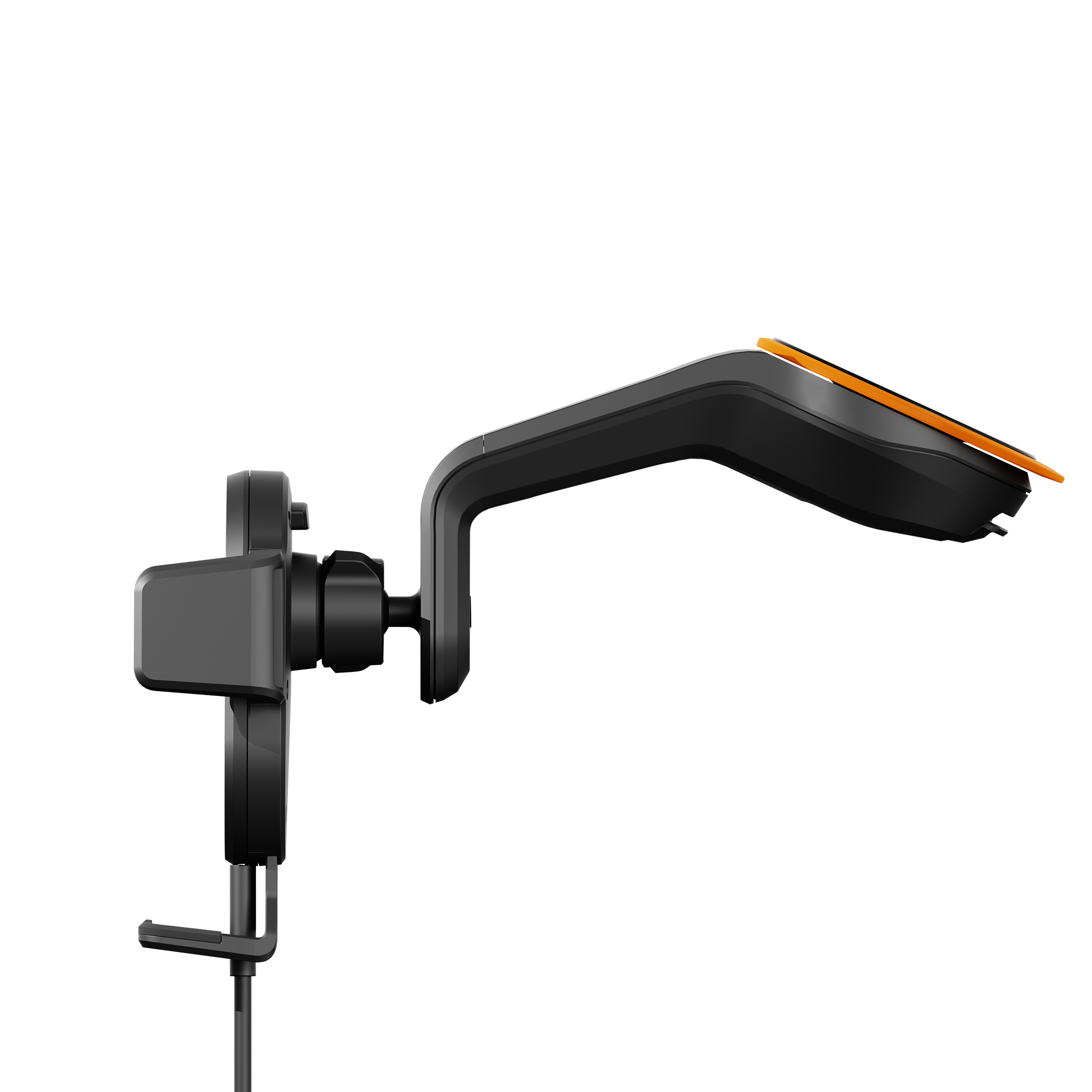 Universal Car Window Mount with Fast Wireless Charger - Hands-Free Phone Holder for iPhone & Android - Perfect for Road Trips & Commuting