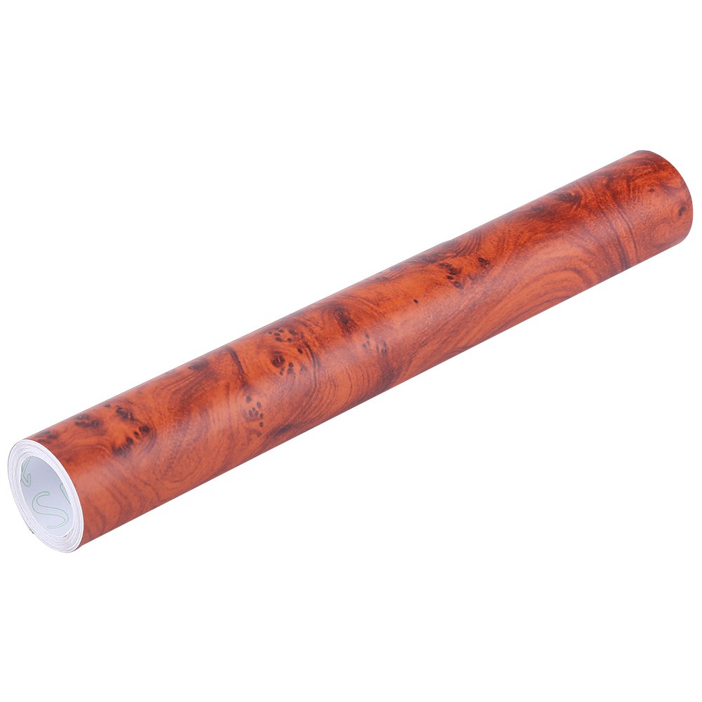 Self-Adhesive Wood Grain Textured Car Interior Film Wrap Stickers - Vintage Style W1303 Bird Eye for Dashboard, Door Panels & Trim Decoration