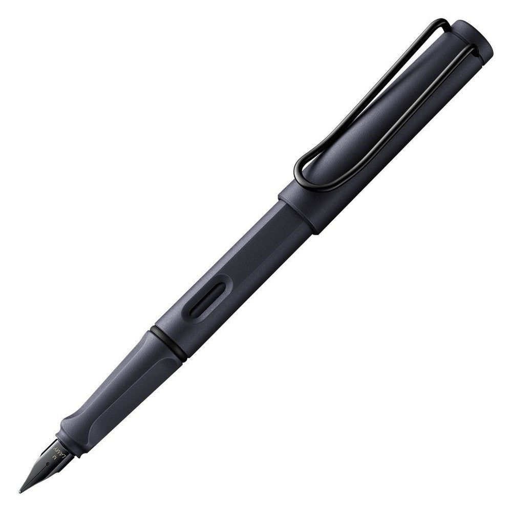 LAMY Safari Dark Fountain Pen - Steel Black Special Edition (2024) | Premium Writing Instrument for Professionals, Students & Collectors | Perfect for Office, School & Gift Giving