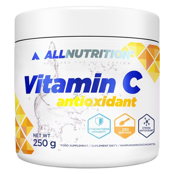Allnutrition Vitamin C Antioxidant Powder 250g - Immune Support & Skin Health Booster for Daily Wellness