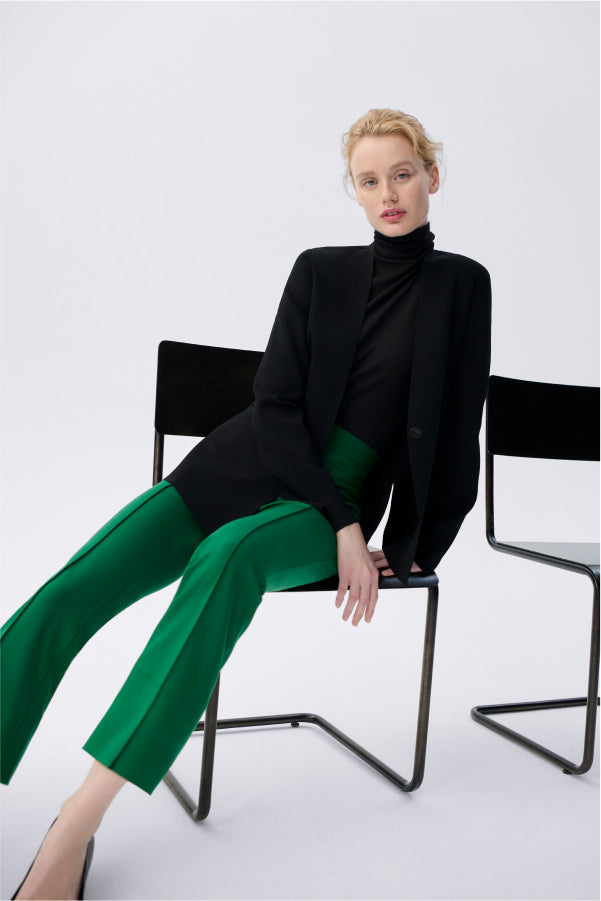 Allyn Kick Flare Pant - Butter Ponte Stretch Pants for Women | Comfortable & Stylish Work Pants | Perfect for Office, Business Casual & Everyday Wear