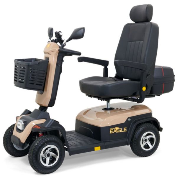 Golden Technologies Eagle 4 Wheel Mobility Scooter - Lightweight Electric Scooter for Adults & Seniors - Indoor/Outdoor Use for Shopping, Travel & Daily Mobility