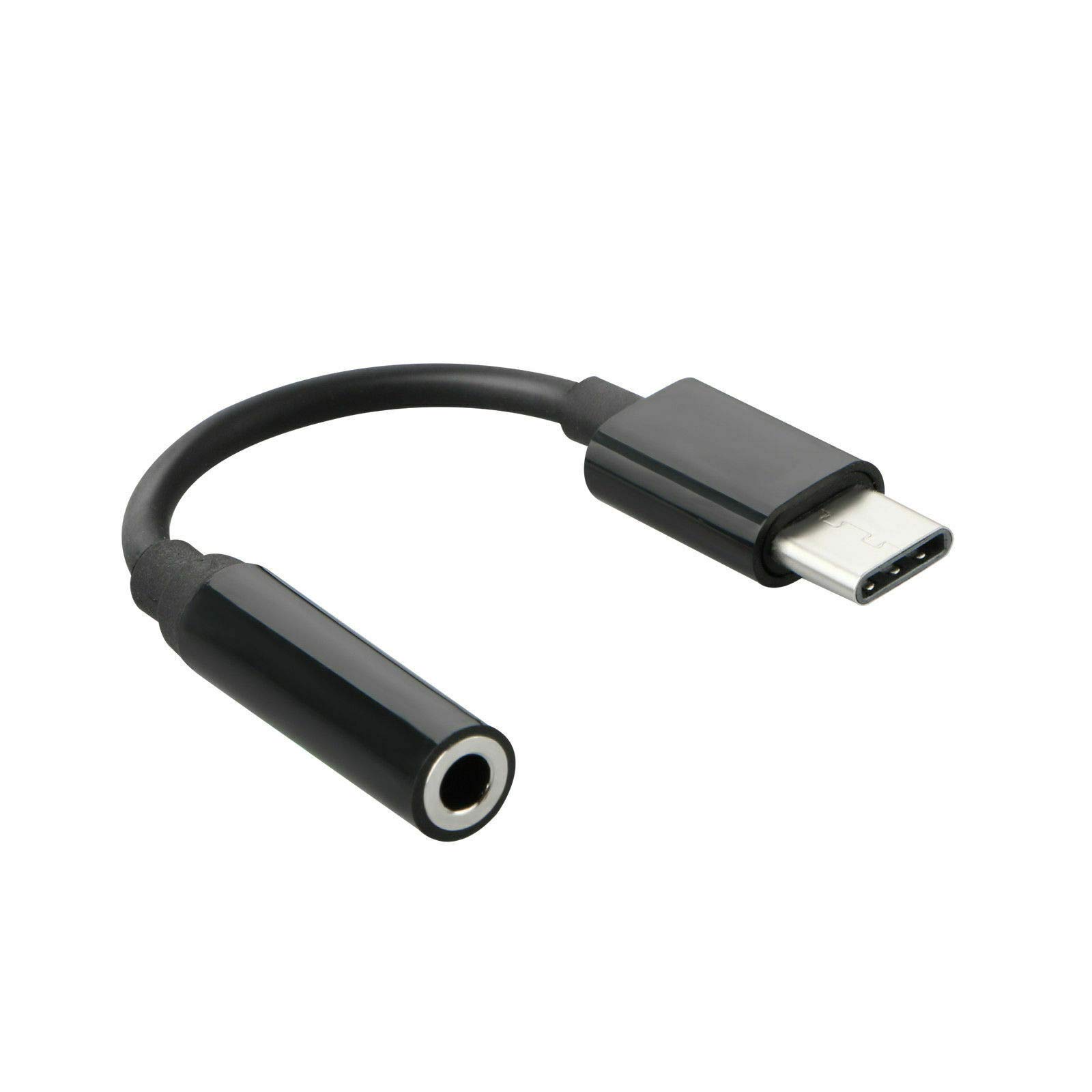 USB-C to 3.5mm Headphone Jack Adapter - Type C Aux Audio Cable for iPhone 15/14/13, Samsung Galaxy, iPad, MacBook - Perfect for Music, Gaming & Calls (Black)