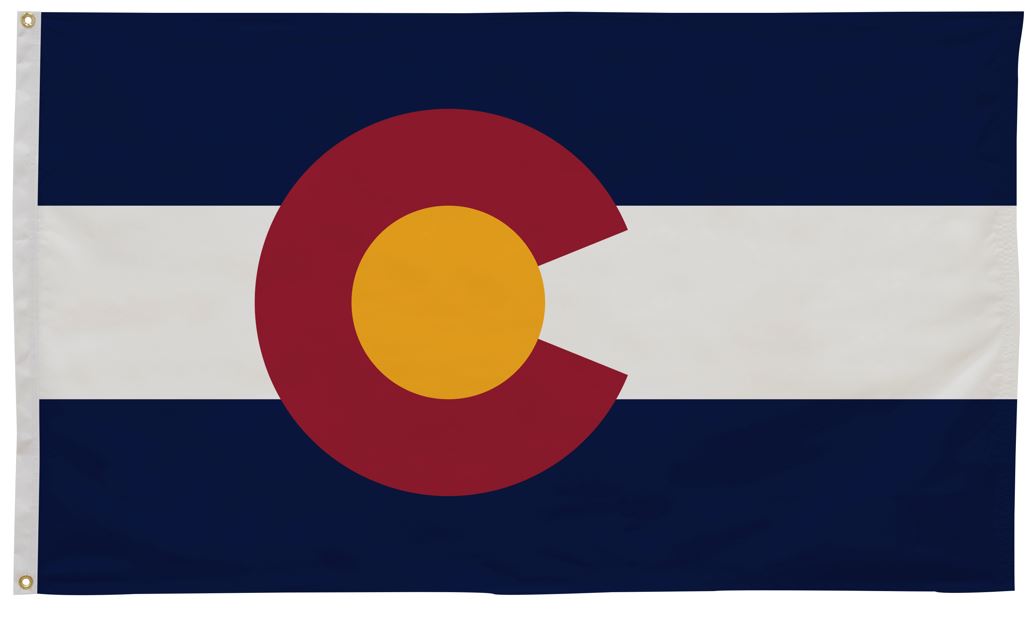 Colorado State Flag 6' x 10' - Durable Printed Nylon Outdoor Flag for Parades, Sporting Events & Home Decoration