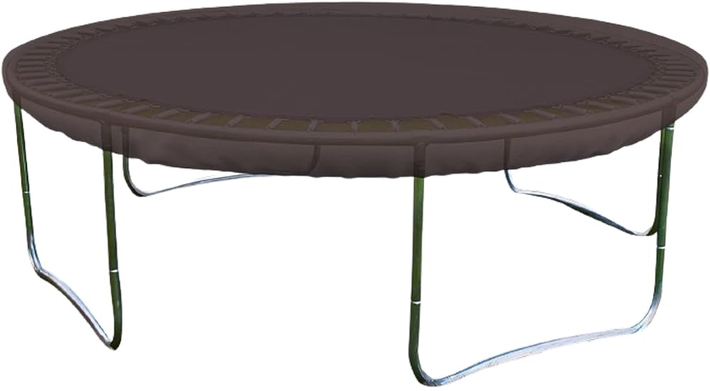 **18 Oz Waterproof Trampoline Cover - 100% Weather Resistant Round Trampoline Cover for Rain, Snow & Sun Protection (96