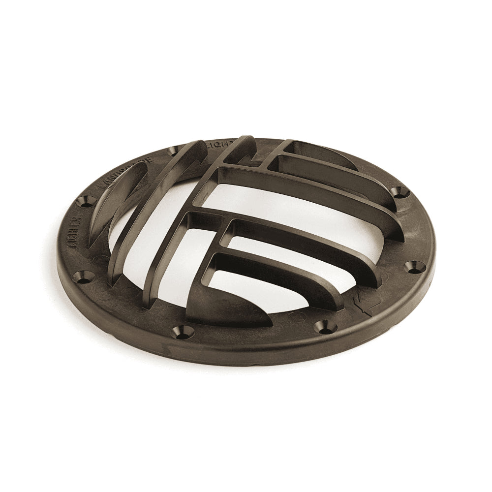 Kichler 15694AZ Rock Guard in Architectural Bronze - Durable Outdoor Light Protection for Patio, Garden & Landscape Lighting