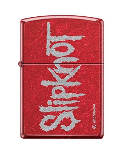 Zippo Slipknot Candy Apple Red Finish Windproof Lighter 0041 - Perfect for Concerts, Camping & Outdoor Adventures