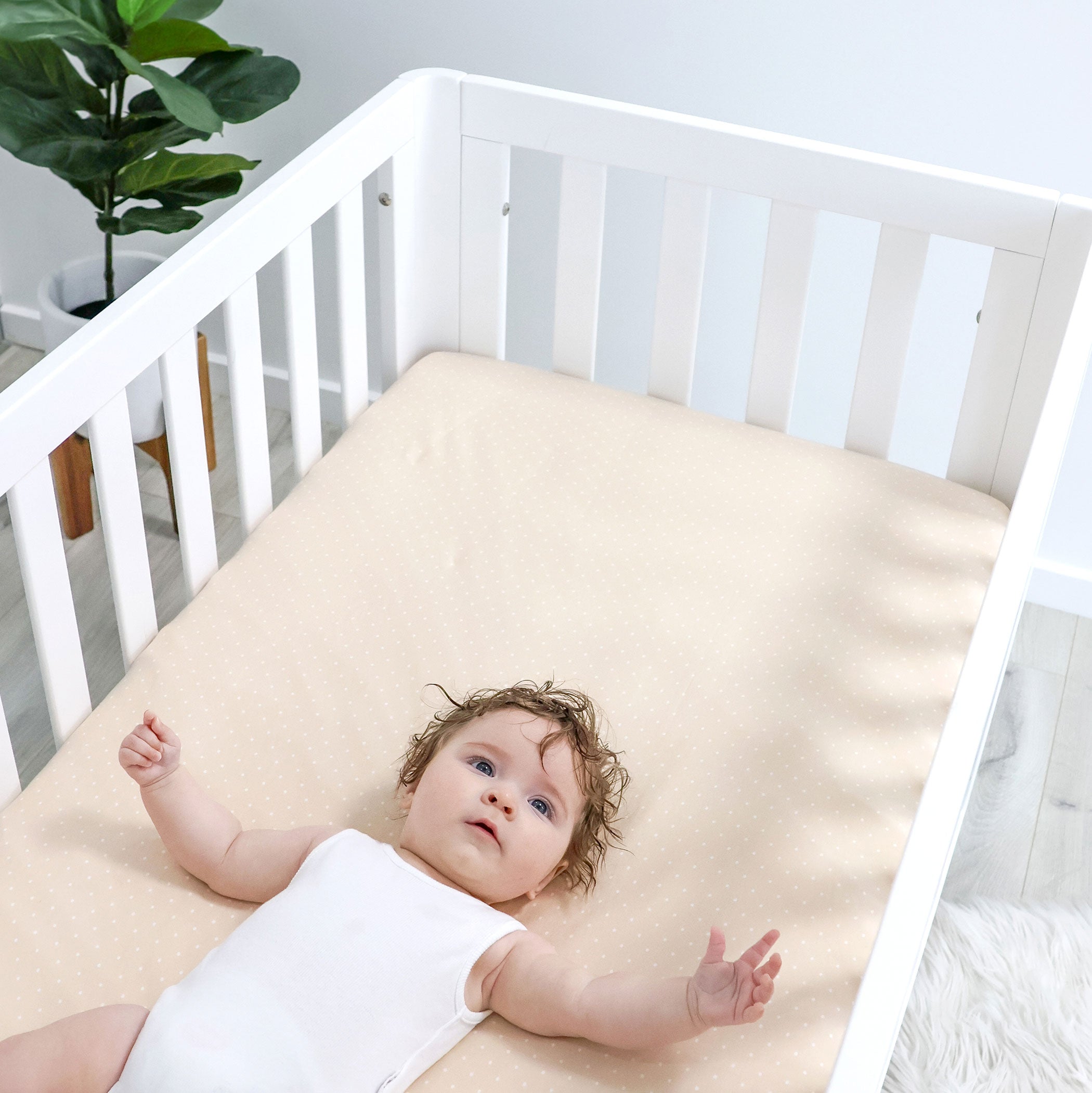 2-Pack Jersey Cotton Fitted Sheets - Soft Grey & Taupe for Comfortable Sleep - Perfect for Kids' Rooms, Guest Beds & Dorm Essentials